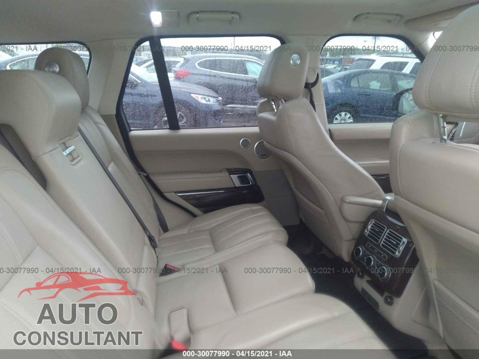 LAND ROVER RANGE ROVER 2016 - SALGS2EFXGA289113