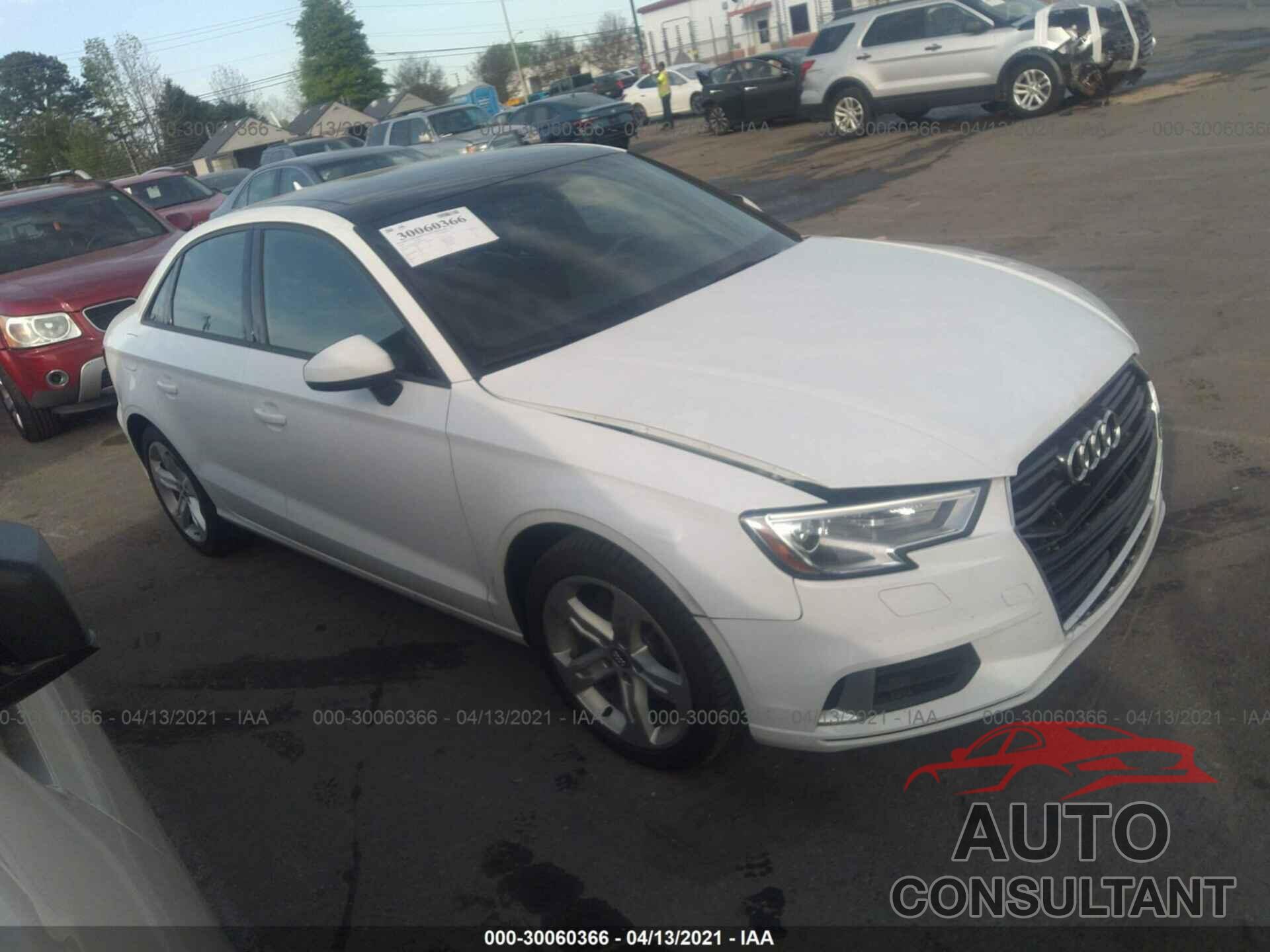 AUDI A3 SEDAN 2017 - WAUAUGFF0H1034505