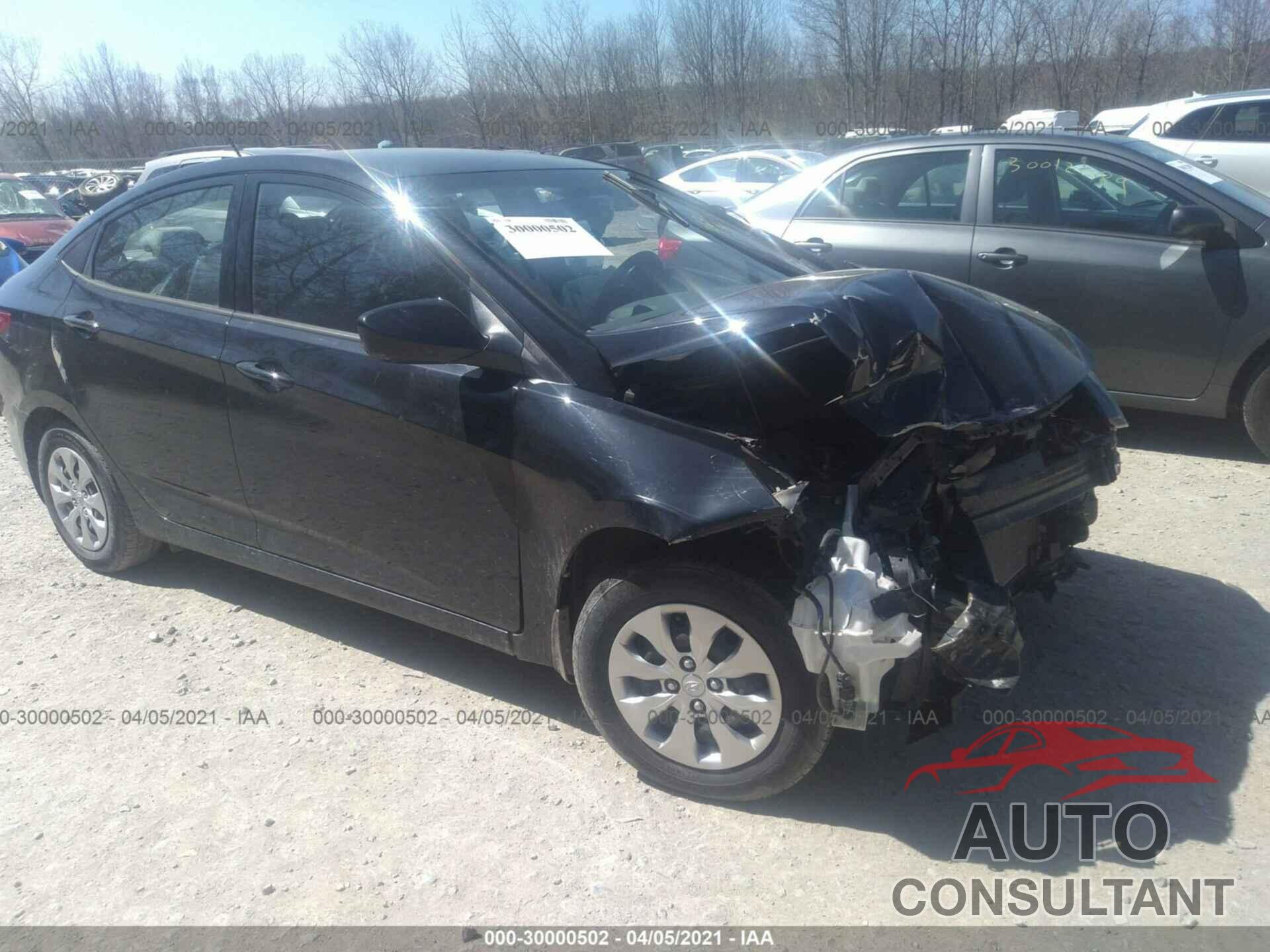 HYUNDAI ACCENT 2016 - KMHCT4AE9GU116656