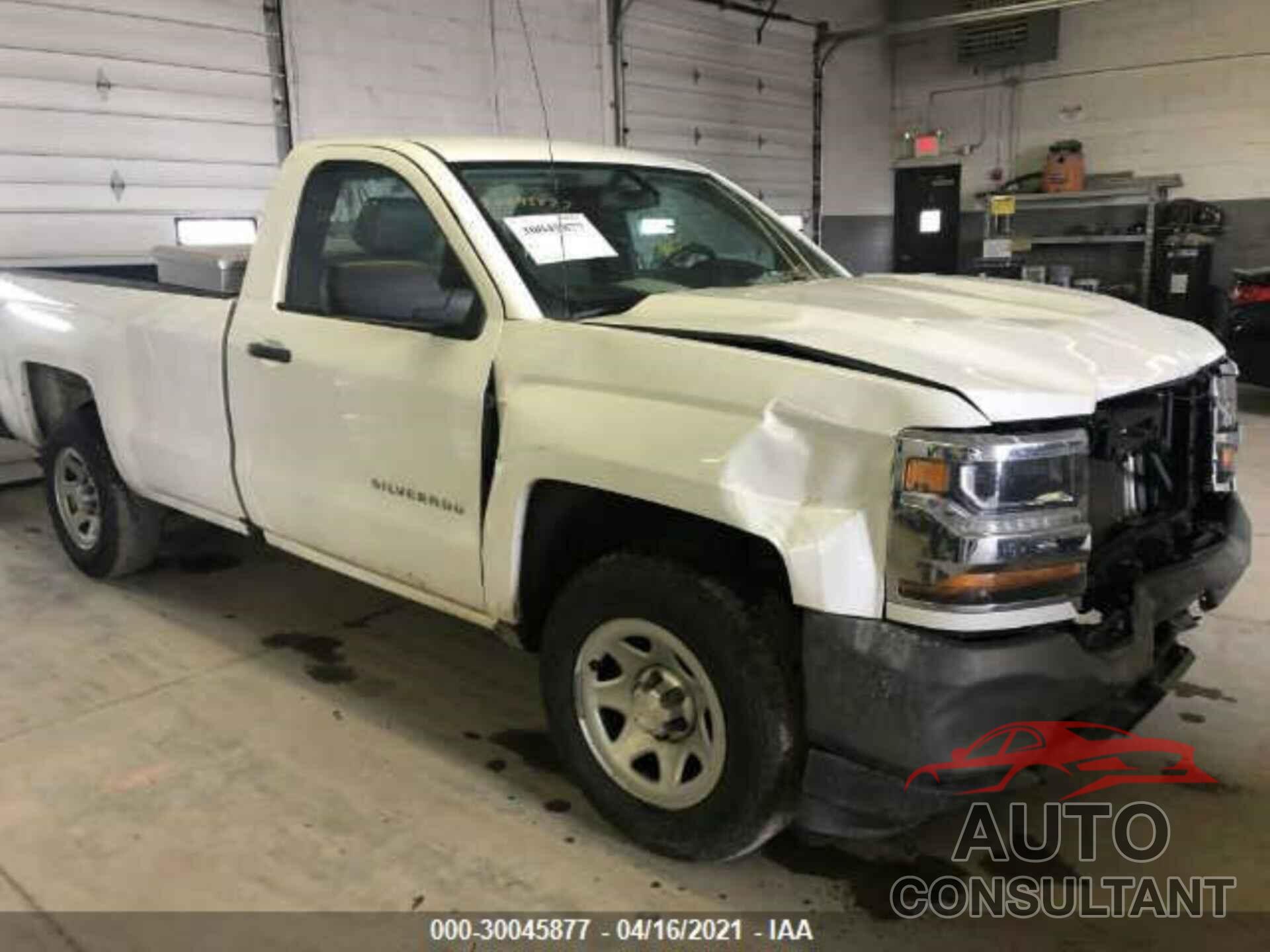 CHEVROLET SILVERADO 1500 2016 - 1GCNCNEH3GZ310707