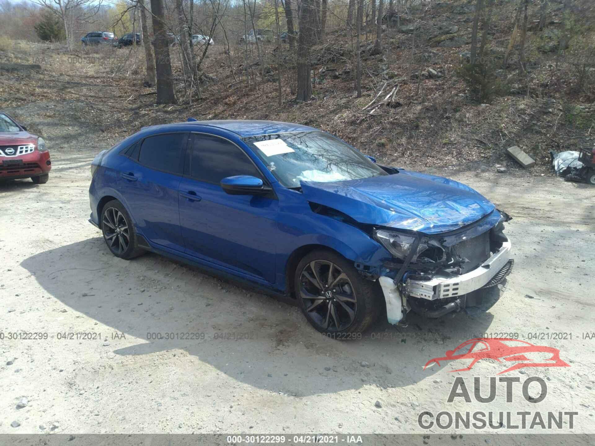 HONDA CIVIC HATCHBACK 2018 - SHHFK7G43JU209627