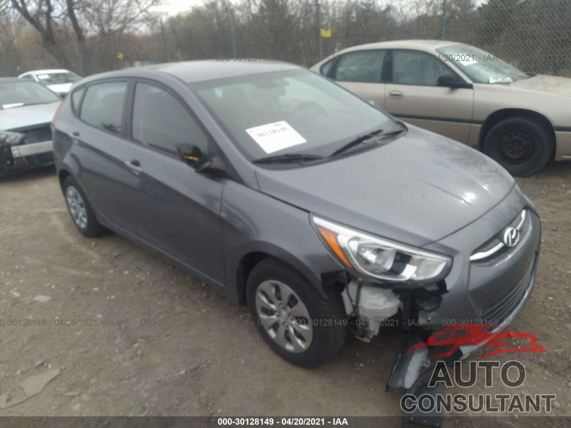 HYUNDAI ACCENT 2017 - KMHCT5AE2HU307424