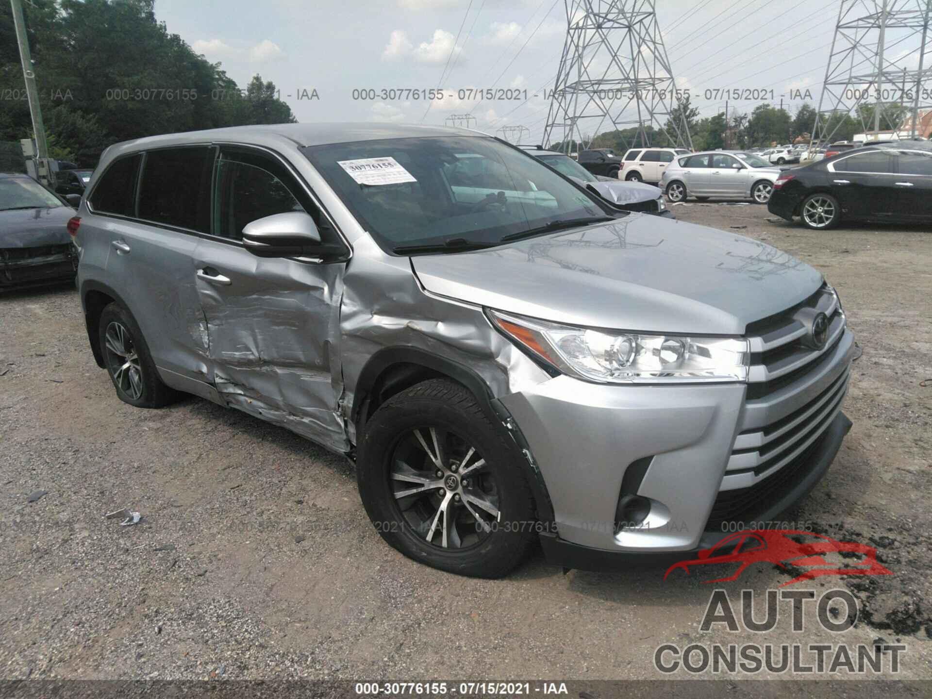 TOYOTA HIGHLANDER 2018 - 5TDBZRFH1JS914837