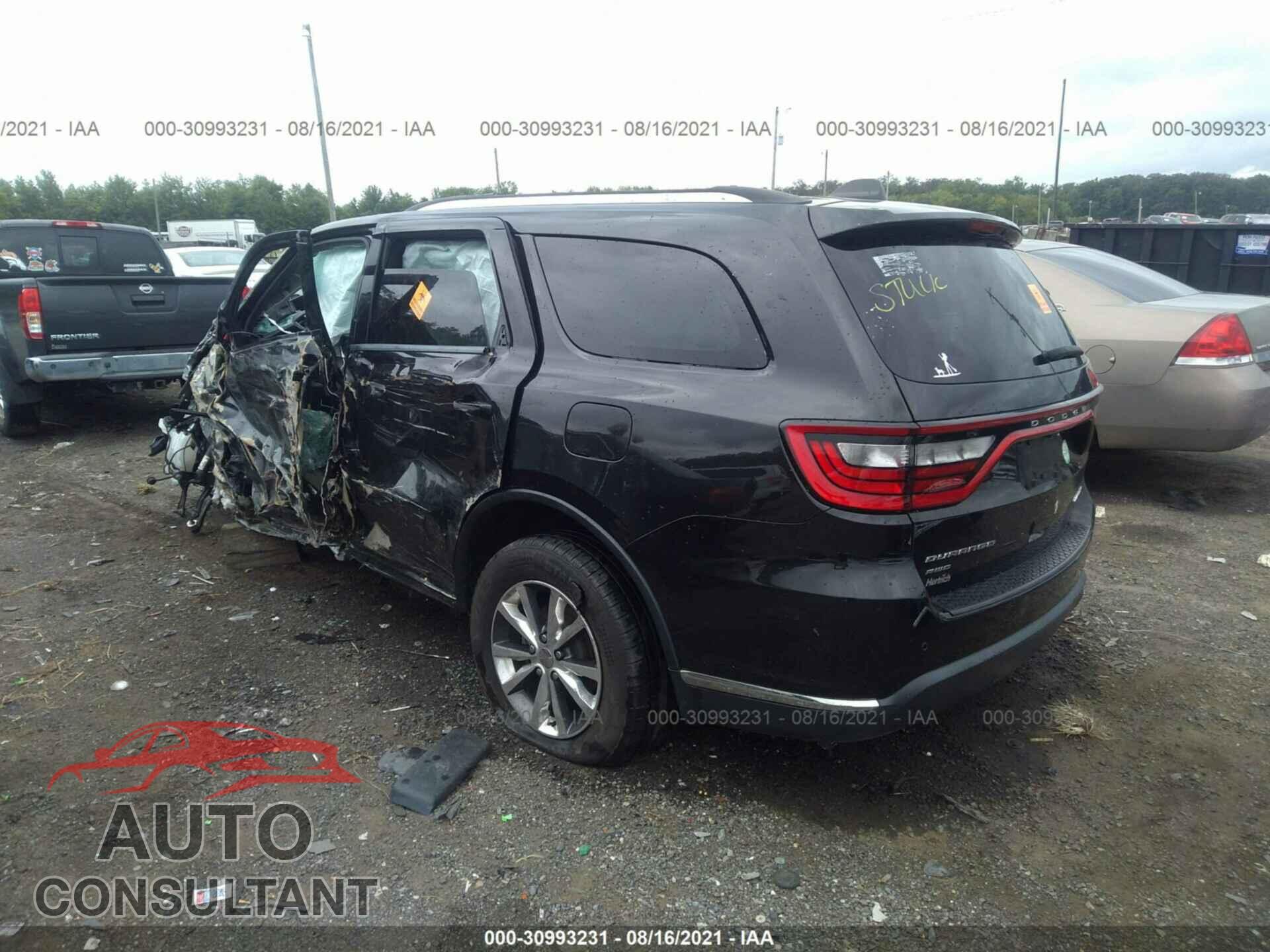 DODGE DURANGO 2016 - 1C4RDJDGXGC480422