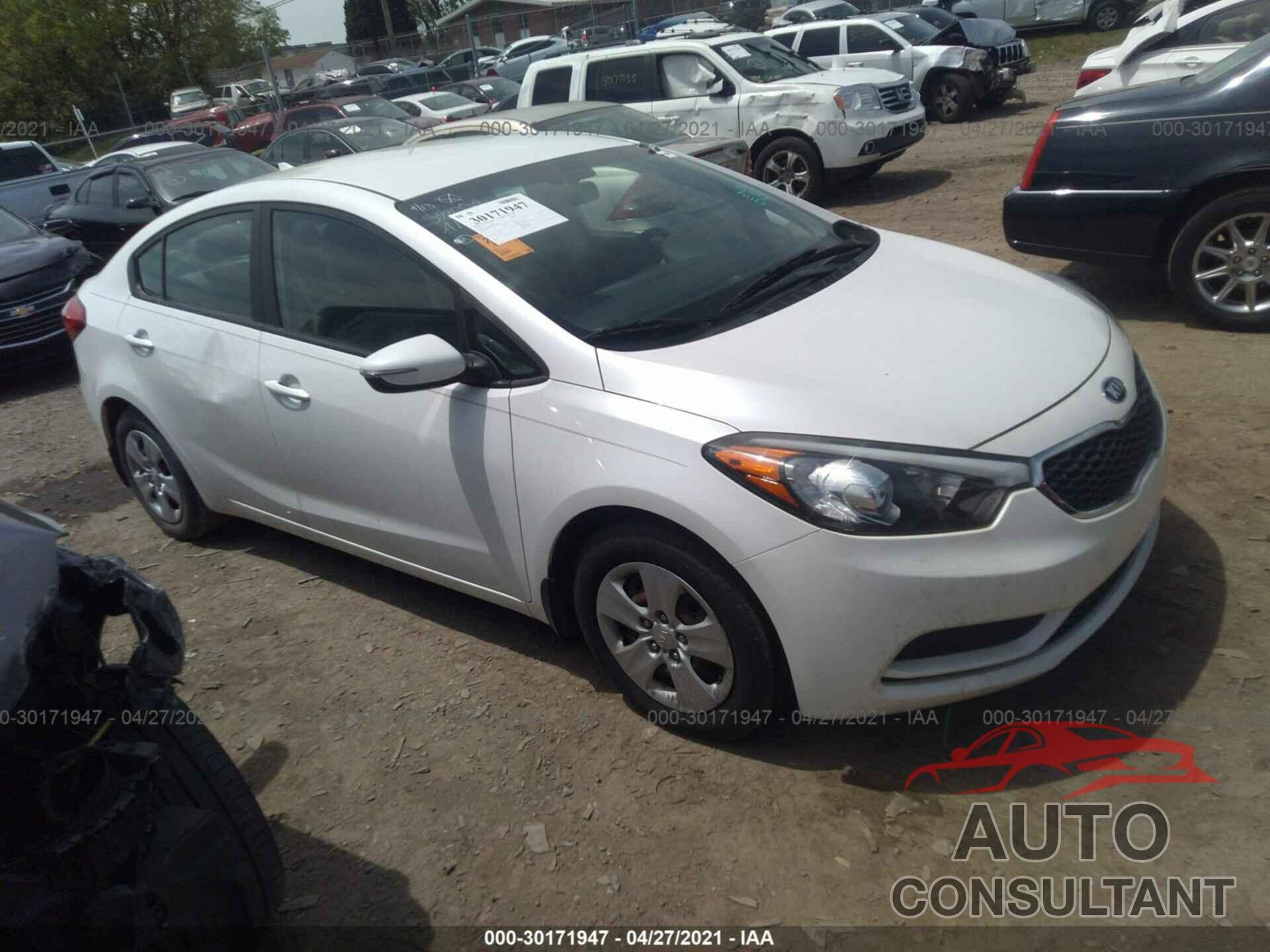 KIA FORTE 2016 - KNAFX4A67G5592054