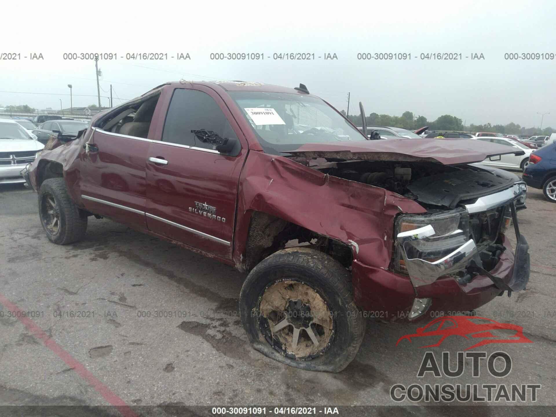 CHEVROLET SILVERADO 1500 2016 - 3GCUKSEC1GG250668