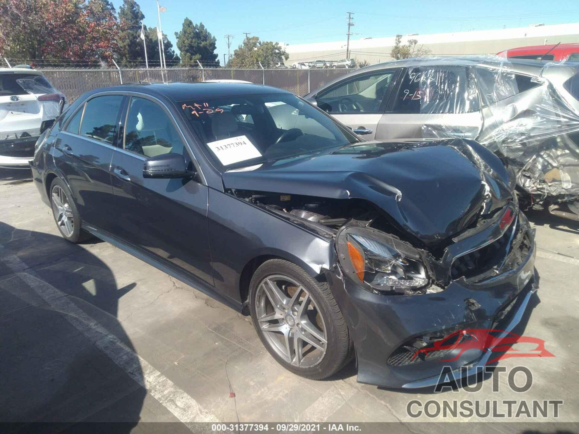 MERCEDES-BENZ E-CLASS 2016 - WDDHF5KB7GB227669