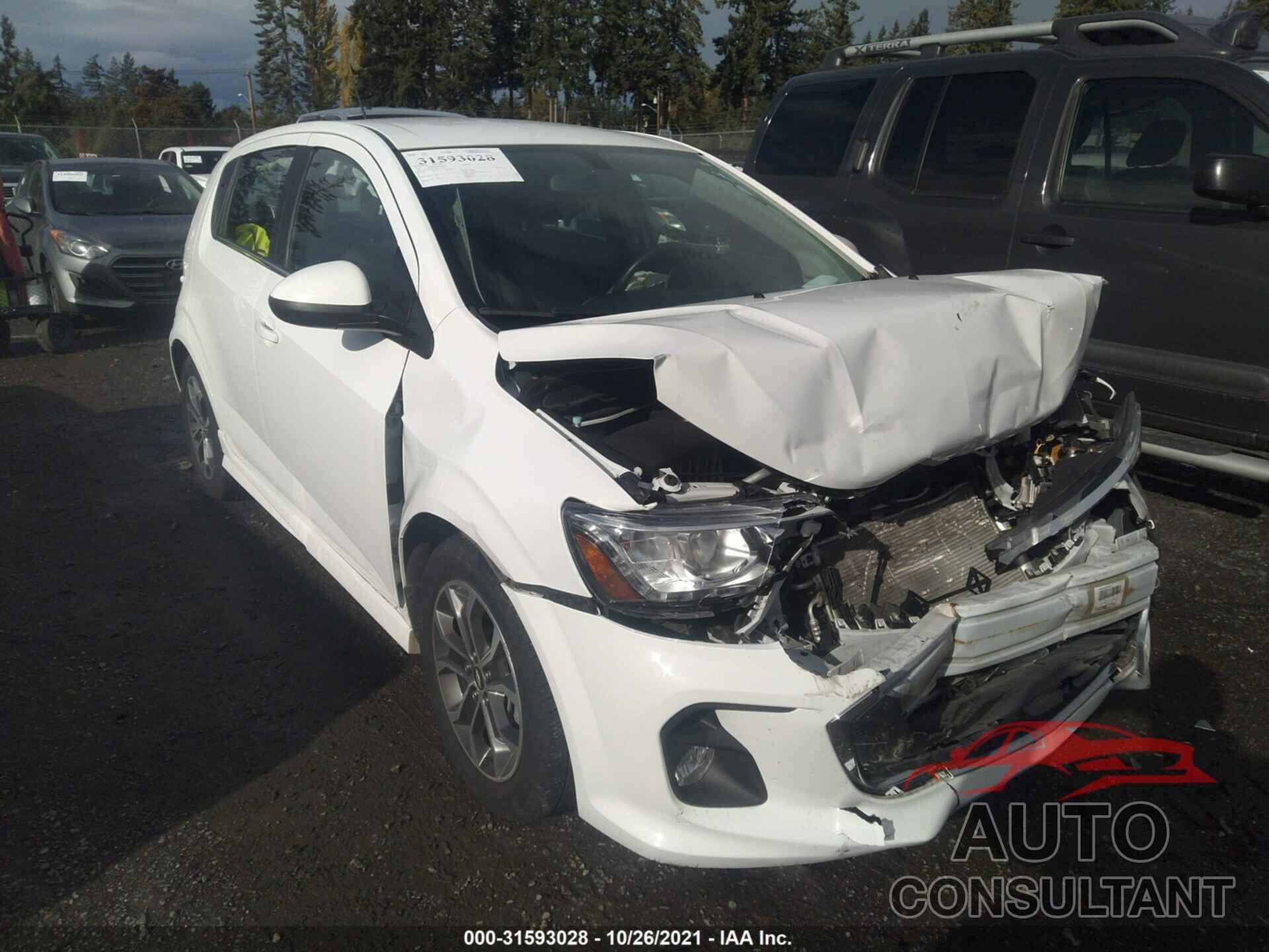 CHEVROLET SONIC 2017 - 1G1JD6SH1H4171500