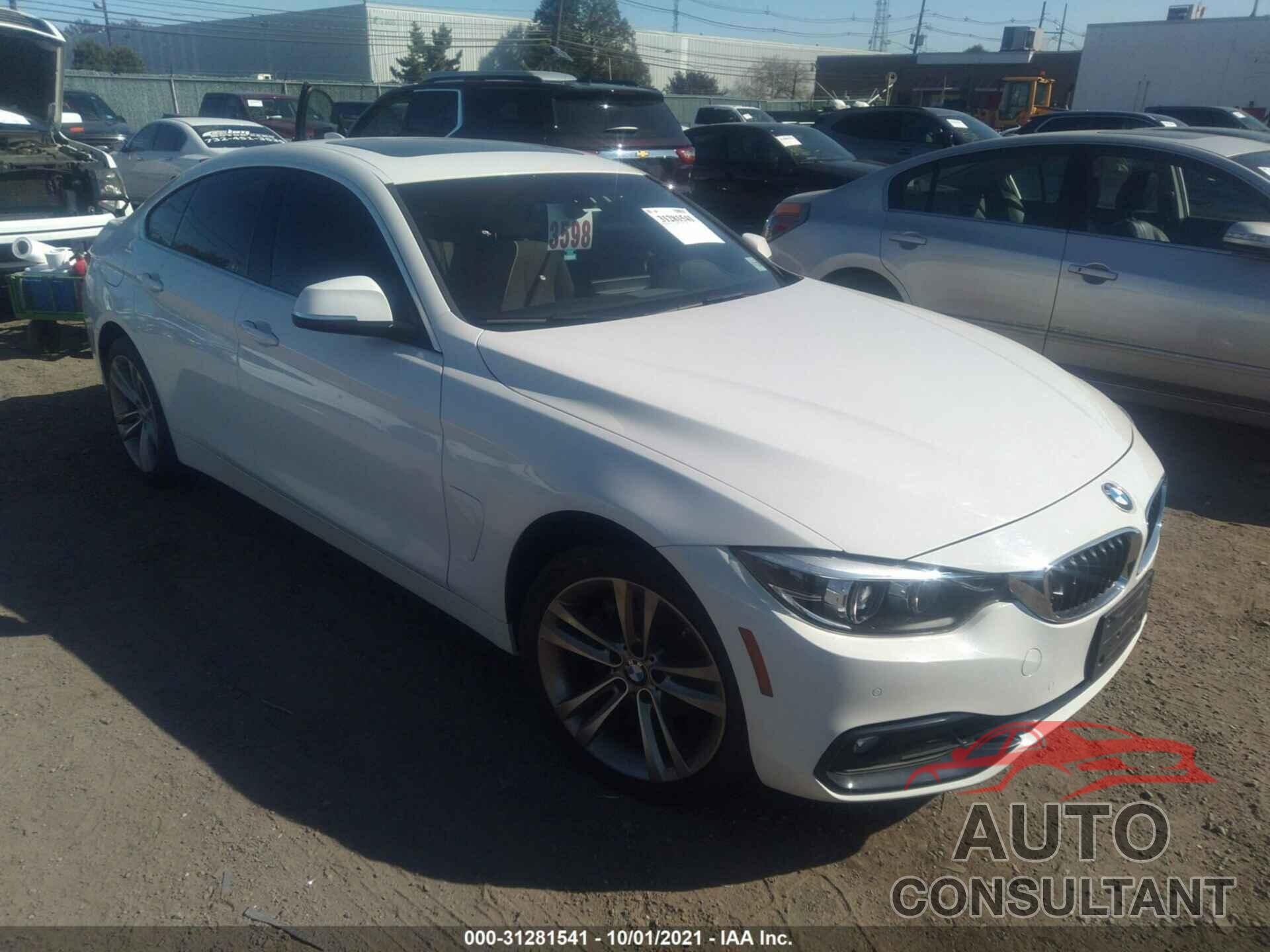 BMW 4 SERIES 2018 - WBA4J3C50JBG90698