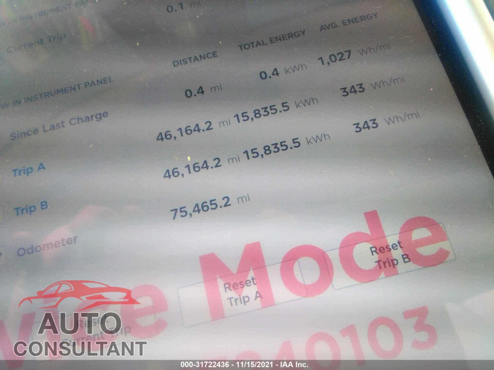 TESLA MODEL S 2018 - 5YJSA1E21JF240103