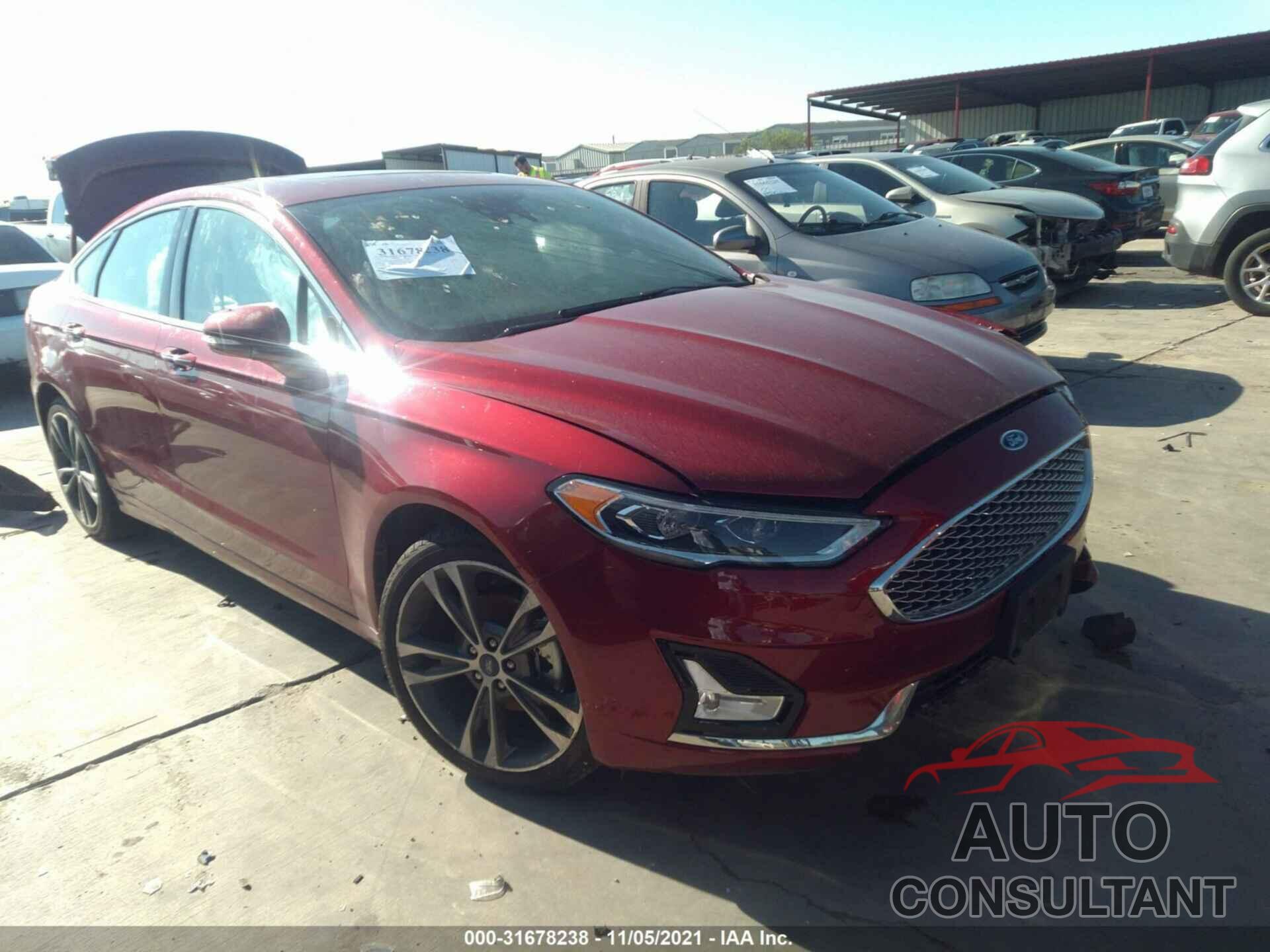 FORD FUSION 2019 - 3FA6P0D91KR240522
