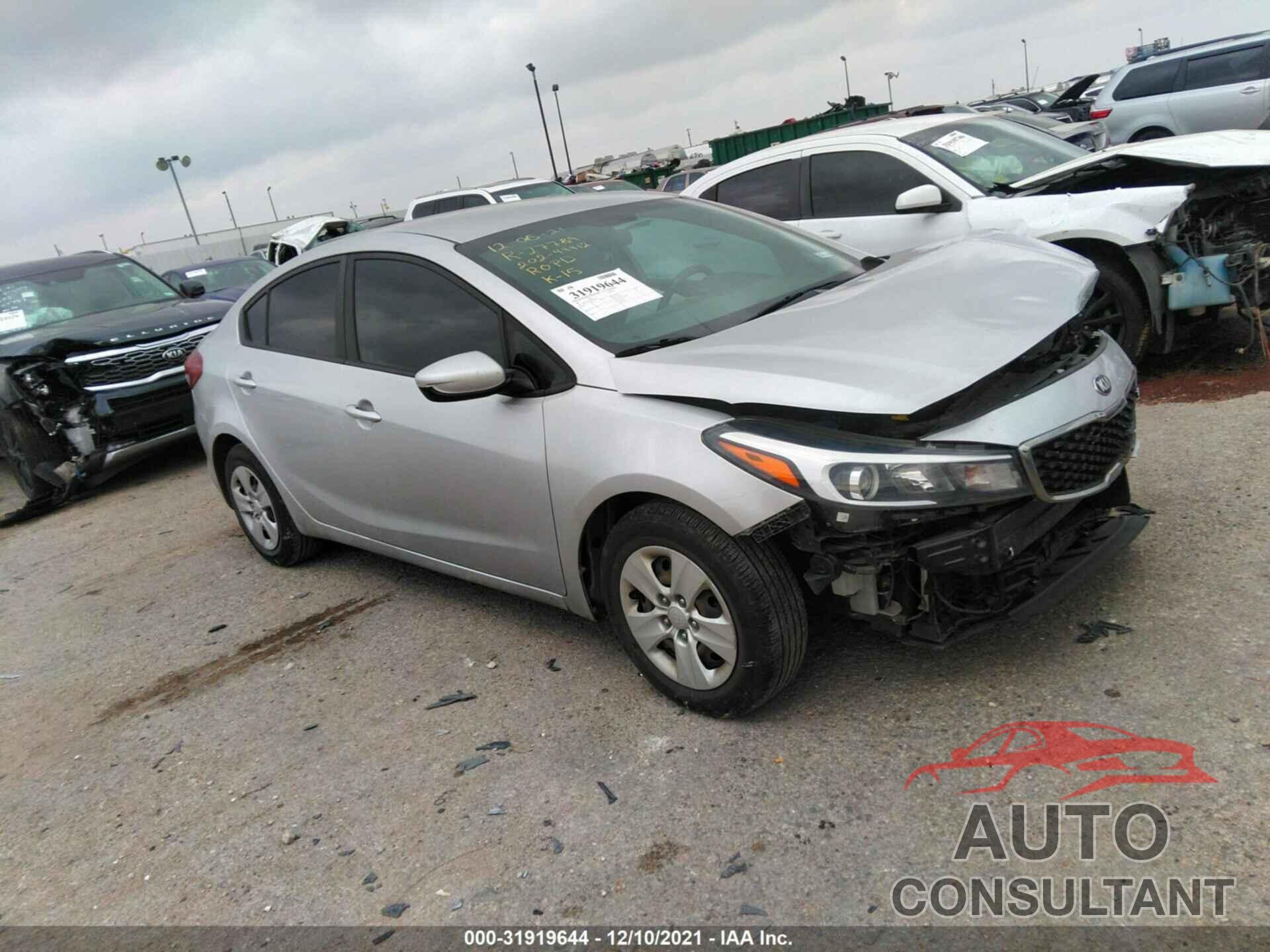 KIA FORTE 2017 - 3KPFL4A76HE060226