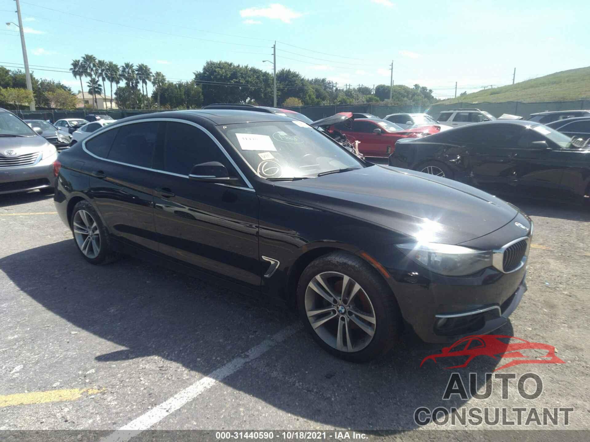 BMW 3 SERIES GRAN TURISMO 2016 - WBA8Z5C55GG500134