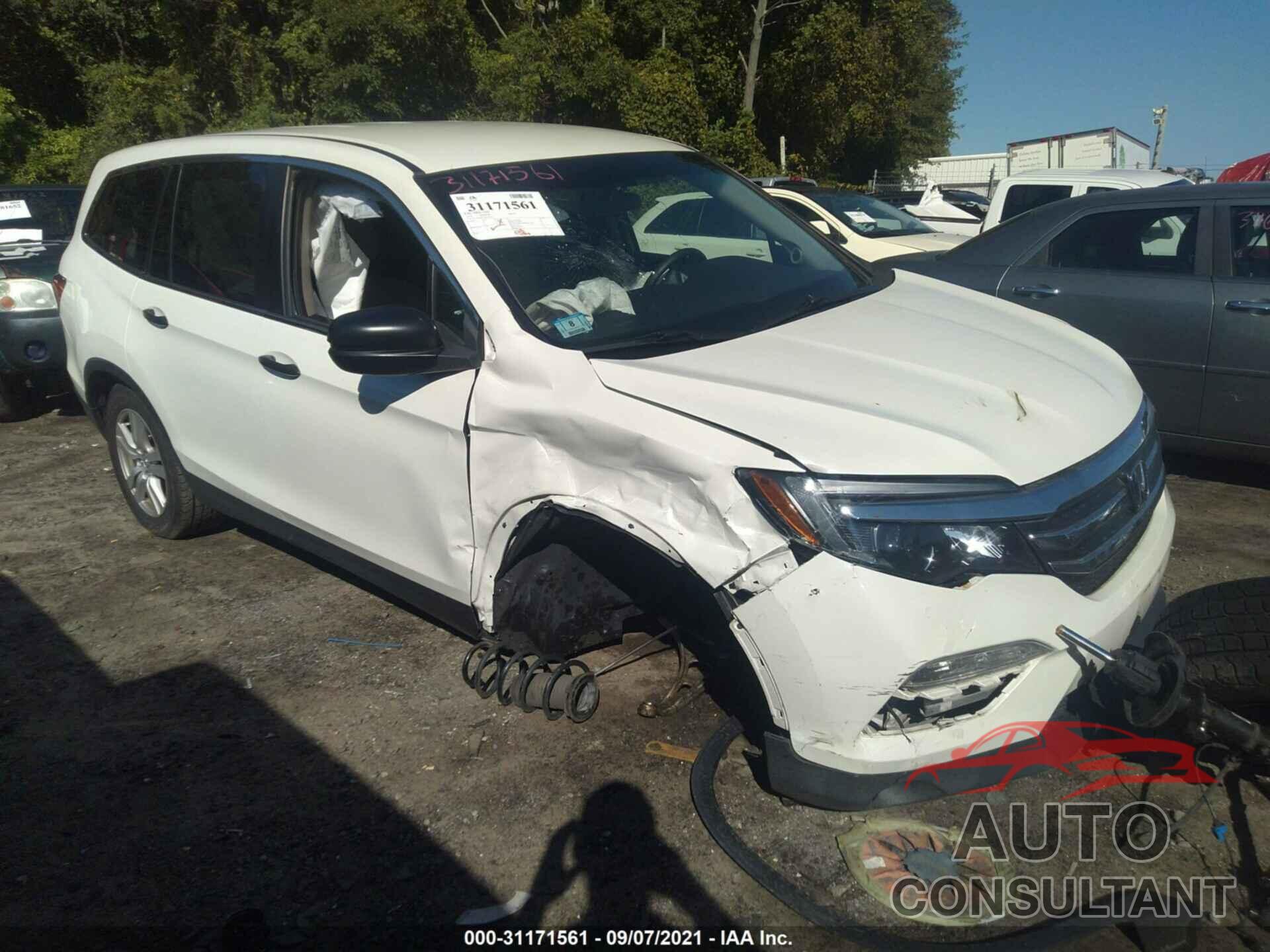 HONDA PILOT 2016 - 5FNYF6H12GB120170