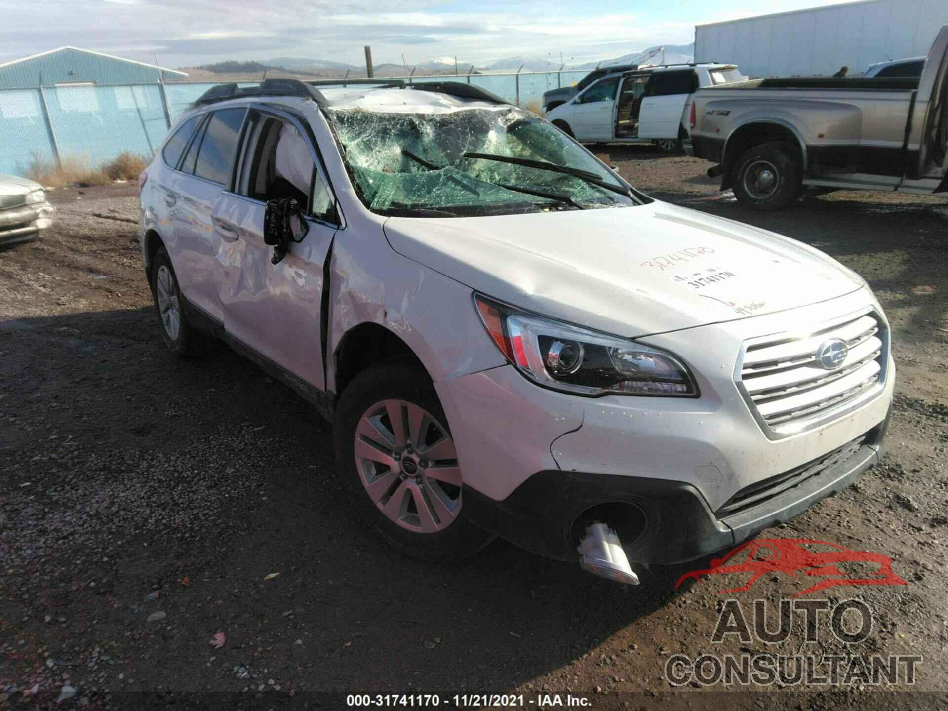 SUBARU OUTBACK 2017 - 4S4BSAFC6H3288025