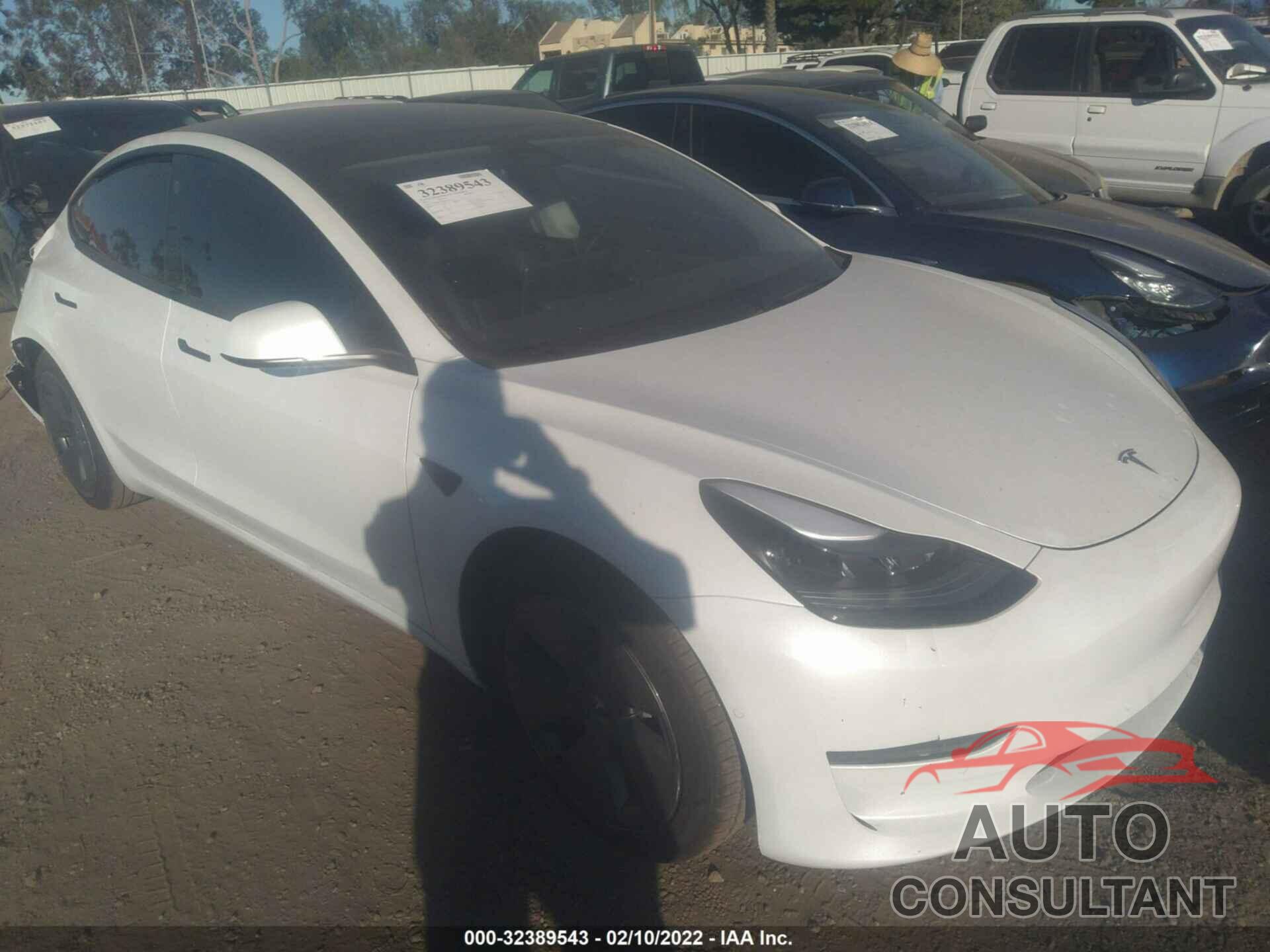 TESLA MODEL 3 2021 - 5YJ3E1EA3MF029103