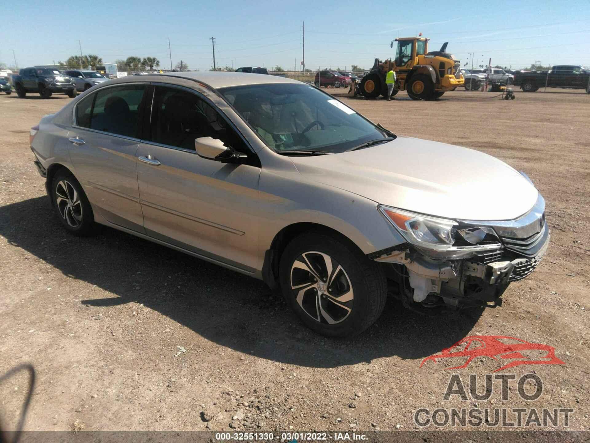 HONDA ACCORD SEDAN 2016 - 1HGCR2F32GA054180