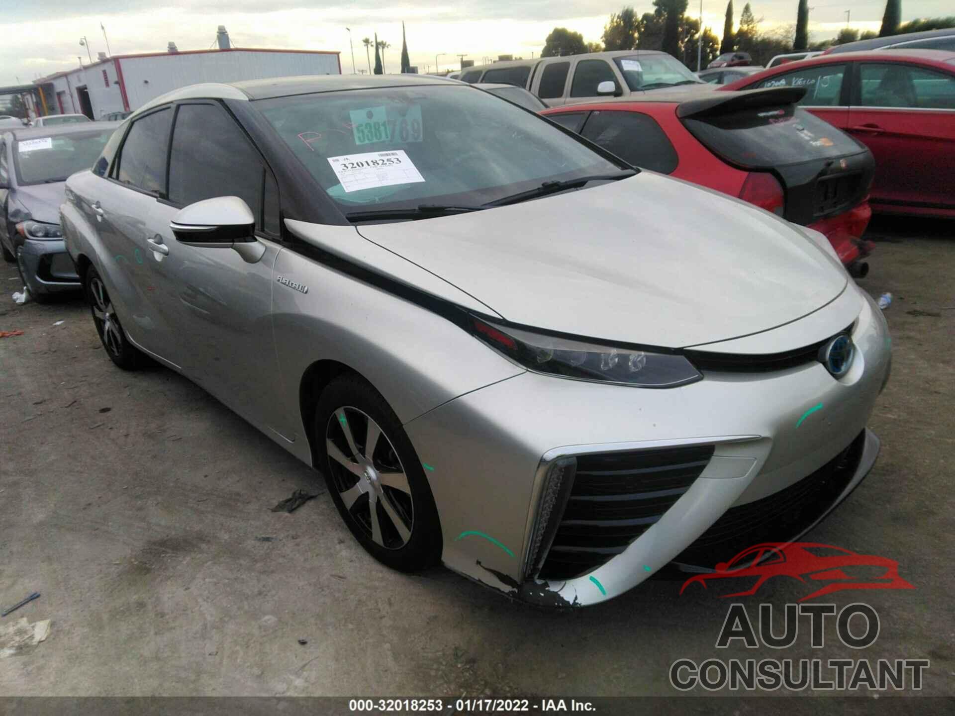TOYOTA MIRAI 2016 - JTDBVRBD3GA000173