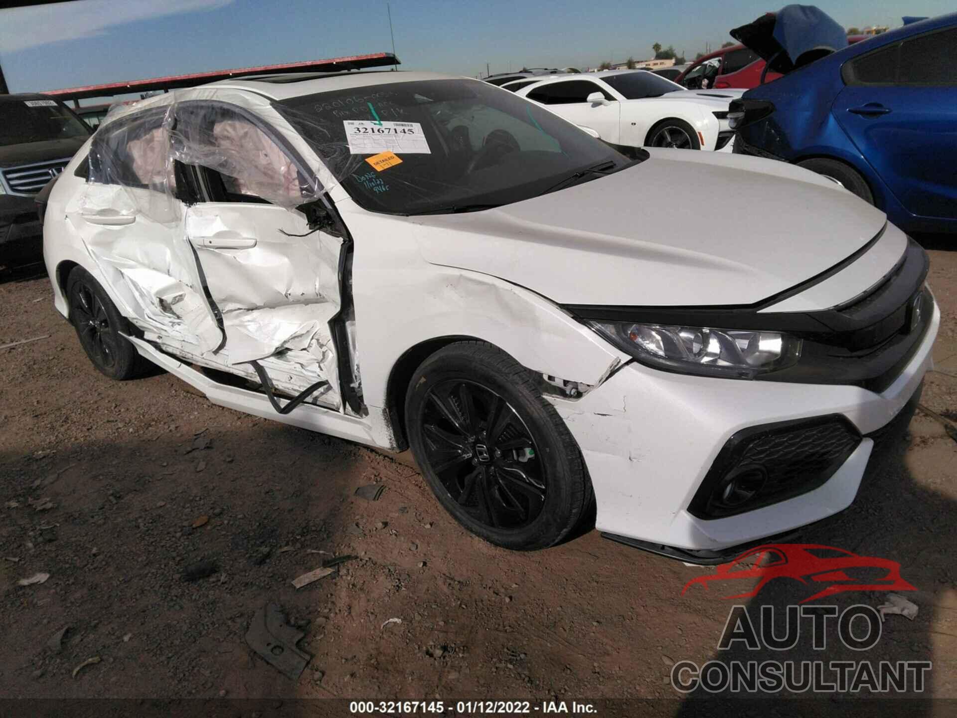 HONDA CIVIC HATCHBACK 2019 - SHHFK7H69KU201758