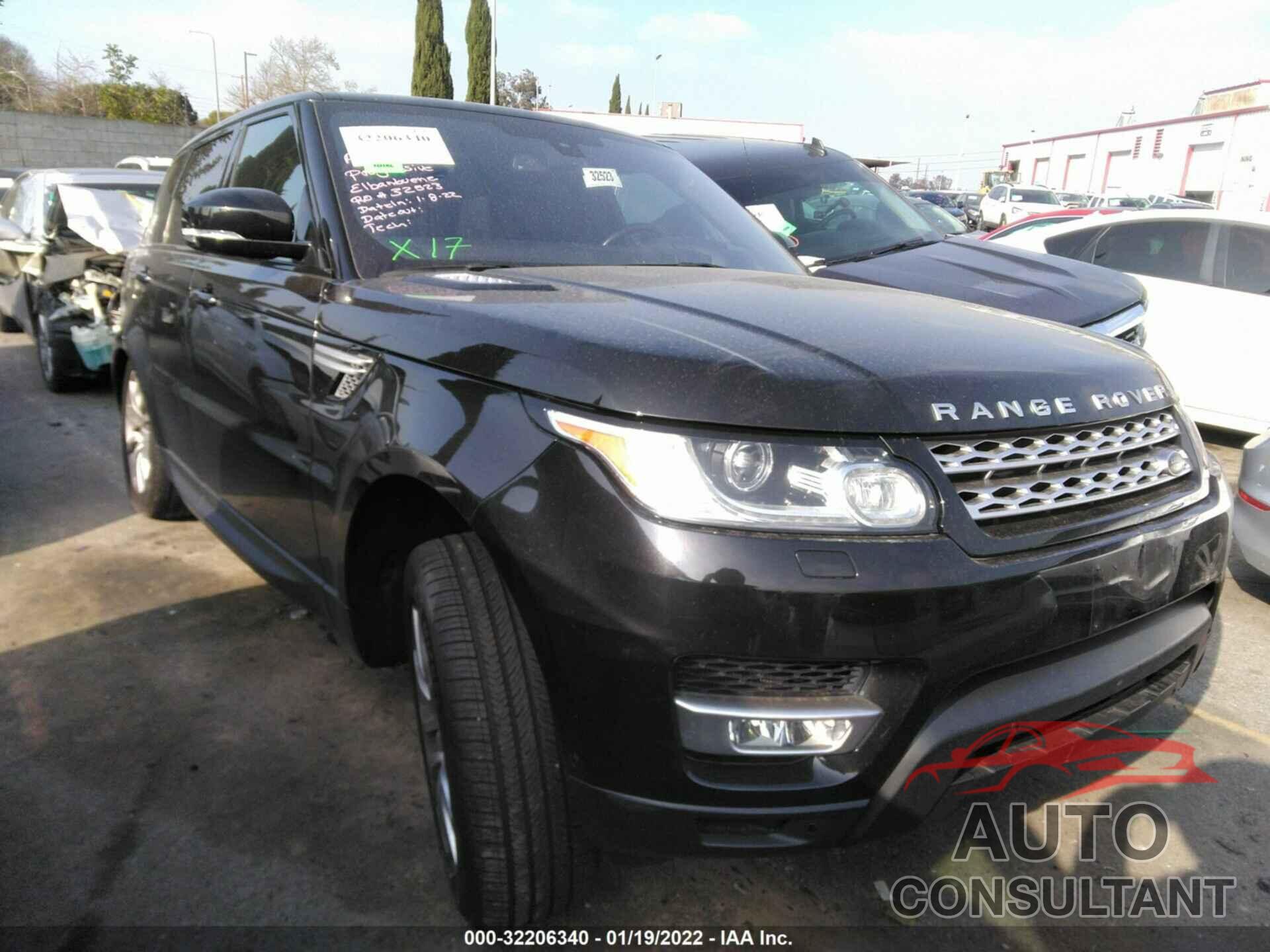 LAND ROVER RANGE ROVER SPORT 2016 - SALWR2VFXGA584106