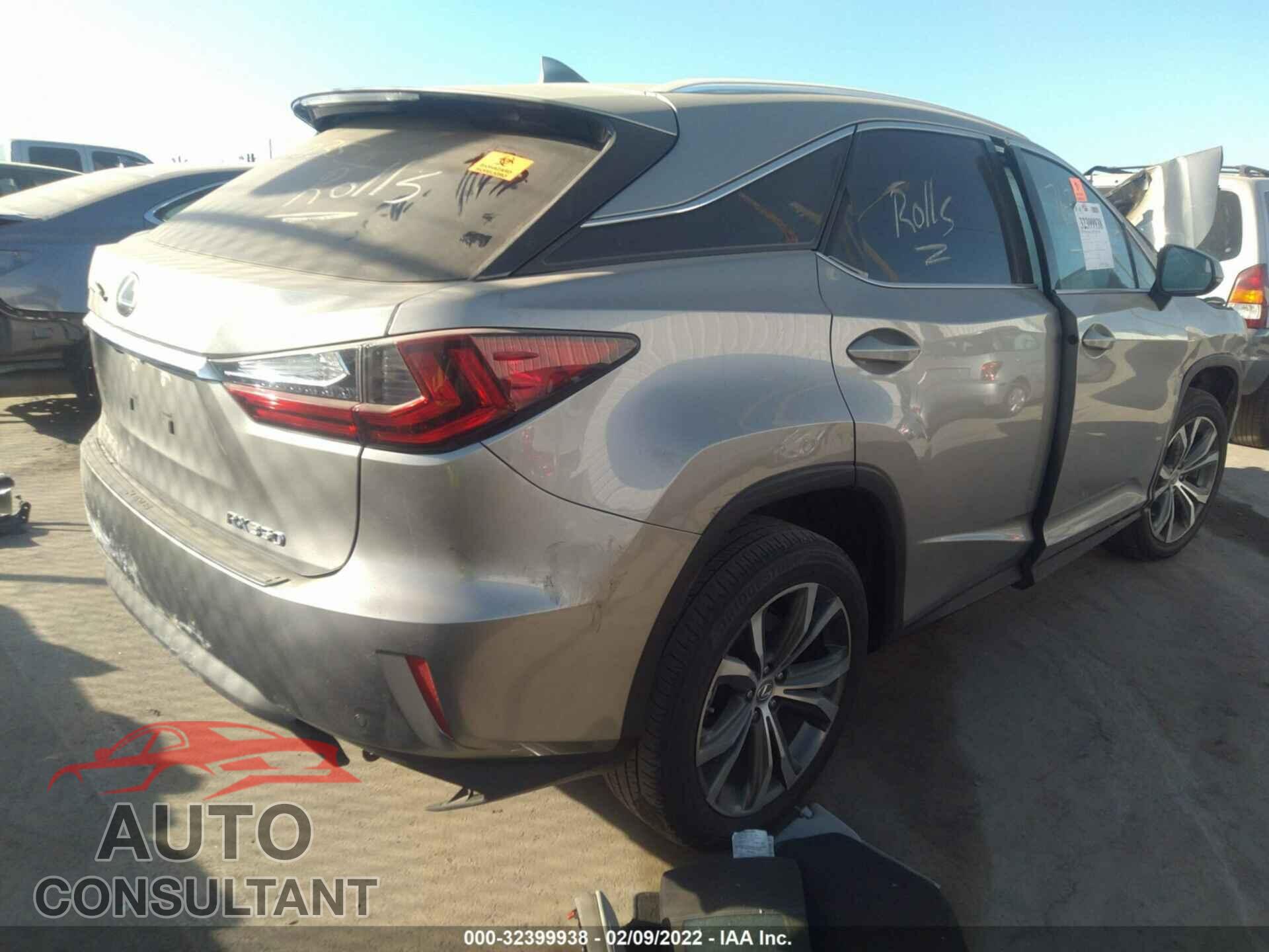 LEXUS RX 2017 - 2T2ZZMCA9HC074331