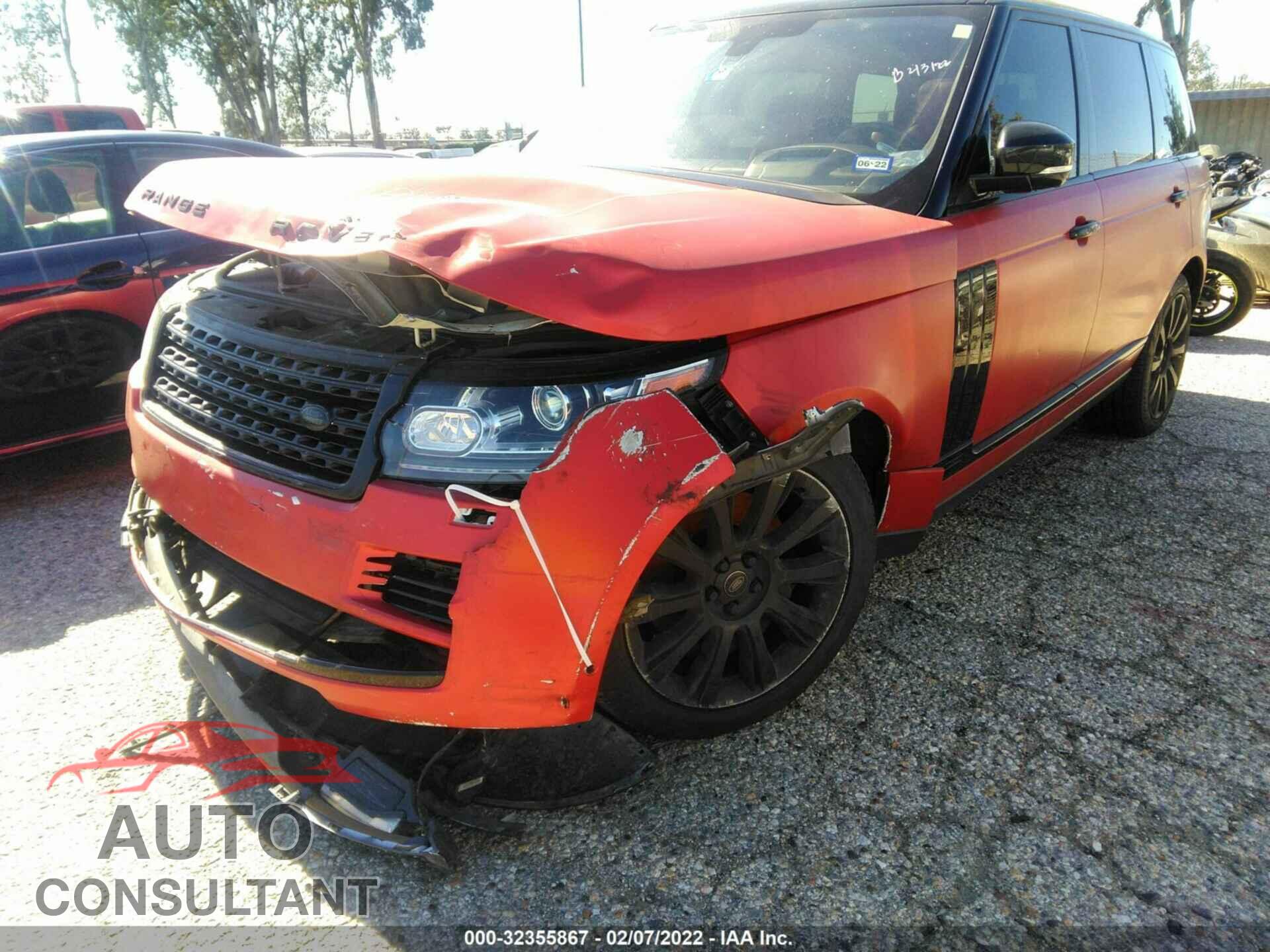 LAND ROVER RANGE ROVER 2016 - SALGV3EF3GA277155