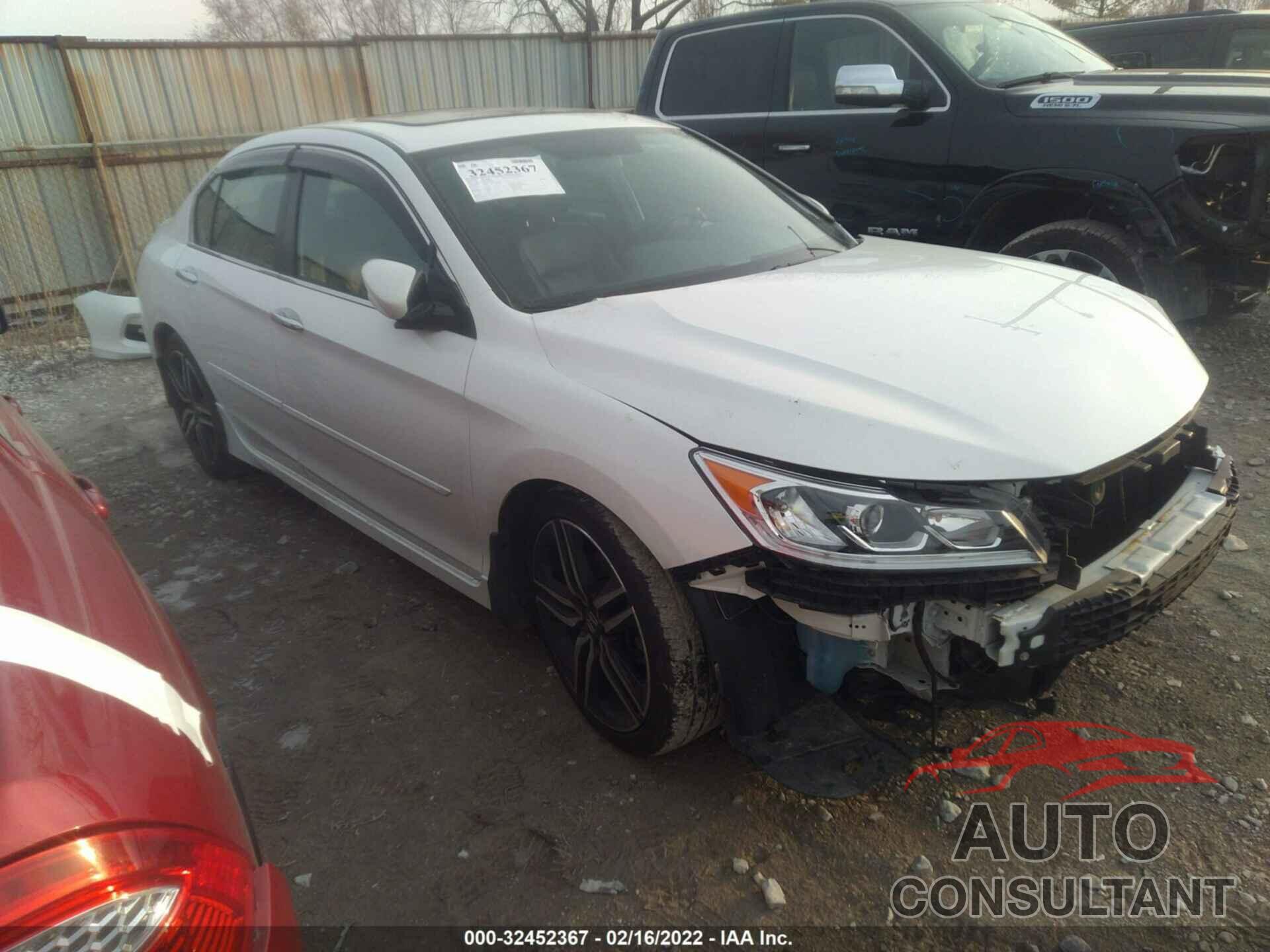 HONDA ACCORD SEDAN 2017 - 1HGCR2F11HA292490