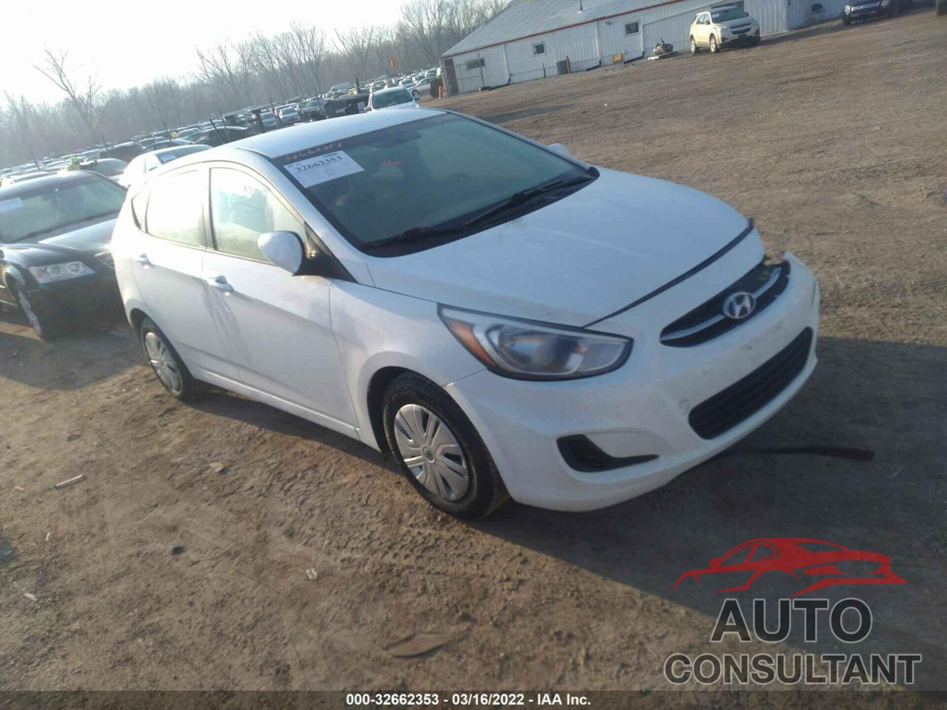 HYUNDAI ACCENT 2017 - KMHCT5AE4HU324063