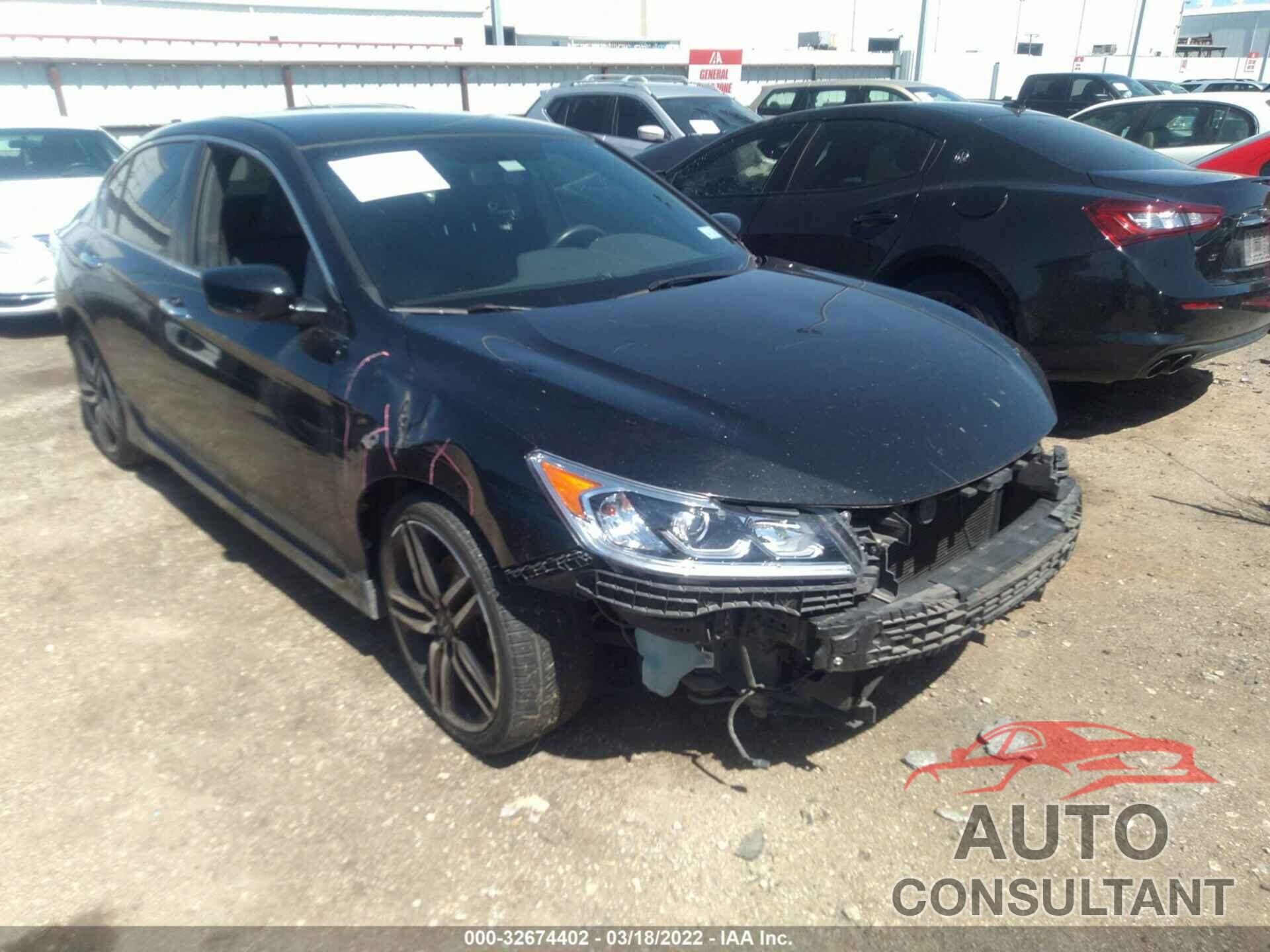 HONDA ACCORD SEDAN 2016 - 1HGCR2F5XGA140161