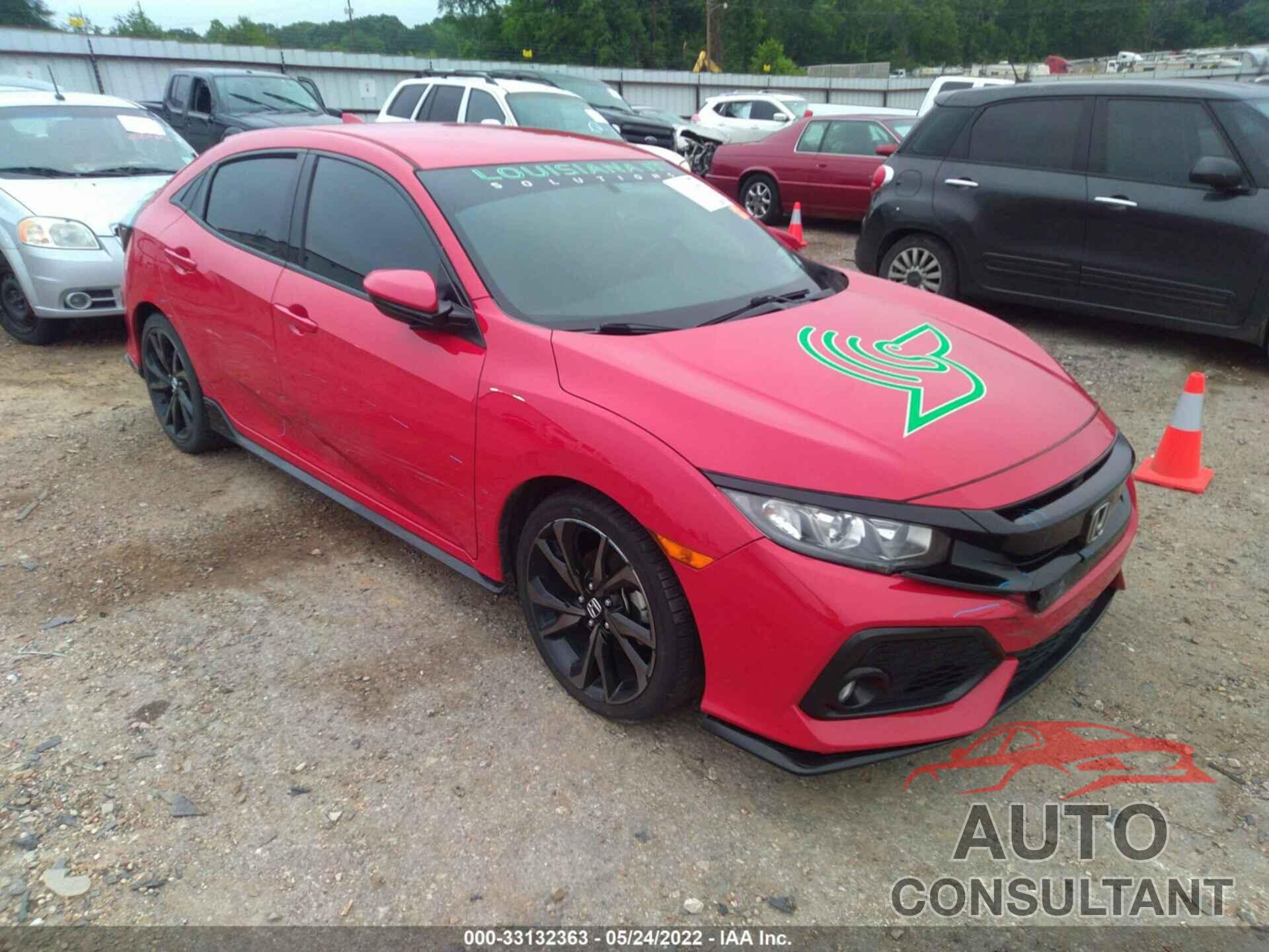 HONDA CIVIC HATCHBACK 2017 - SHHFK7H46HU223160