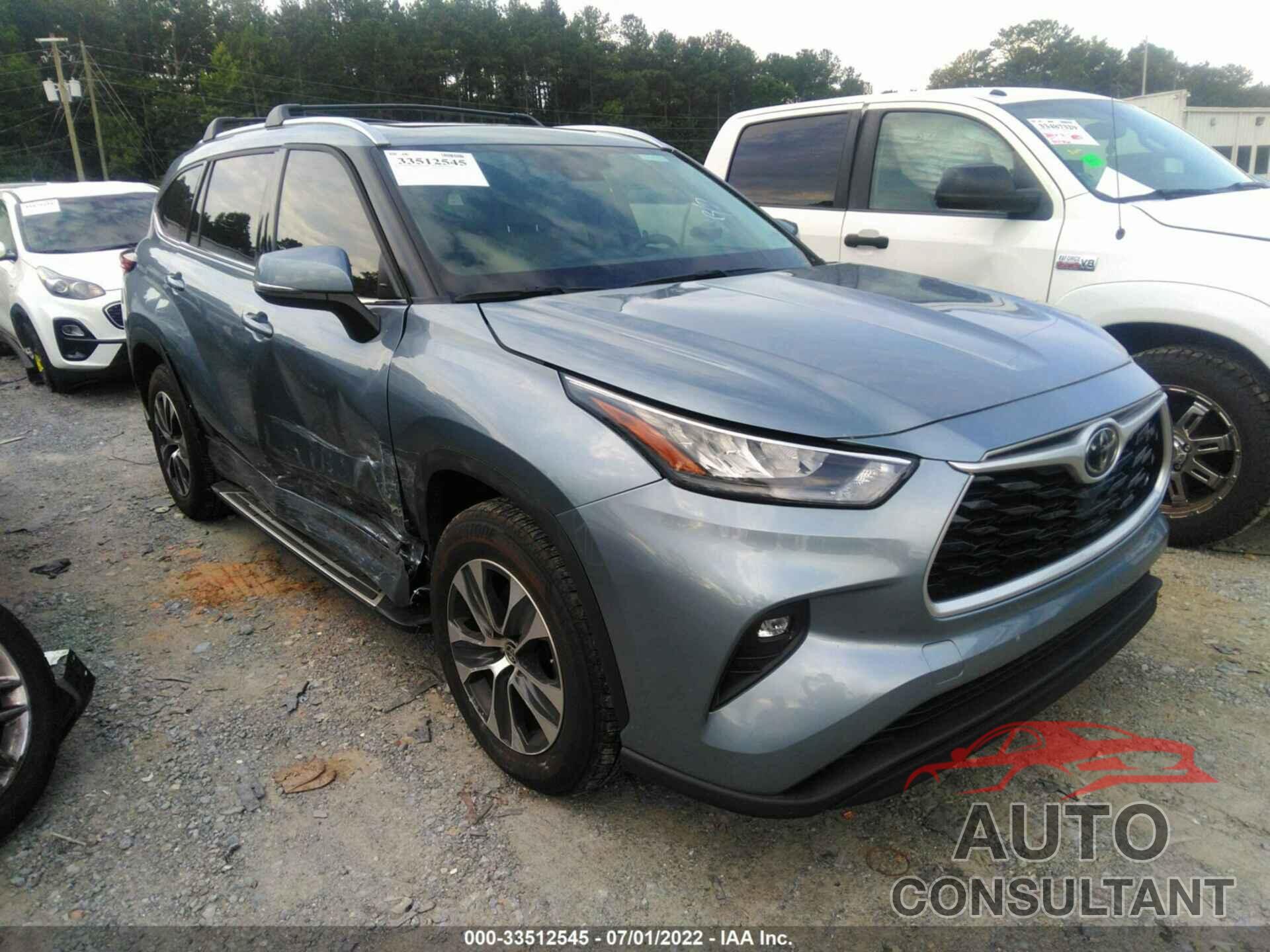 TOYOTA HIGHLANDER 2020 - 5TDGZRAH0LS008744