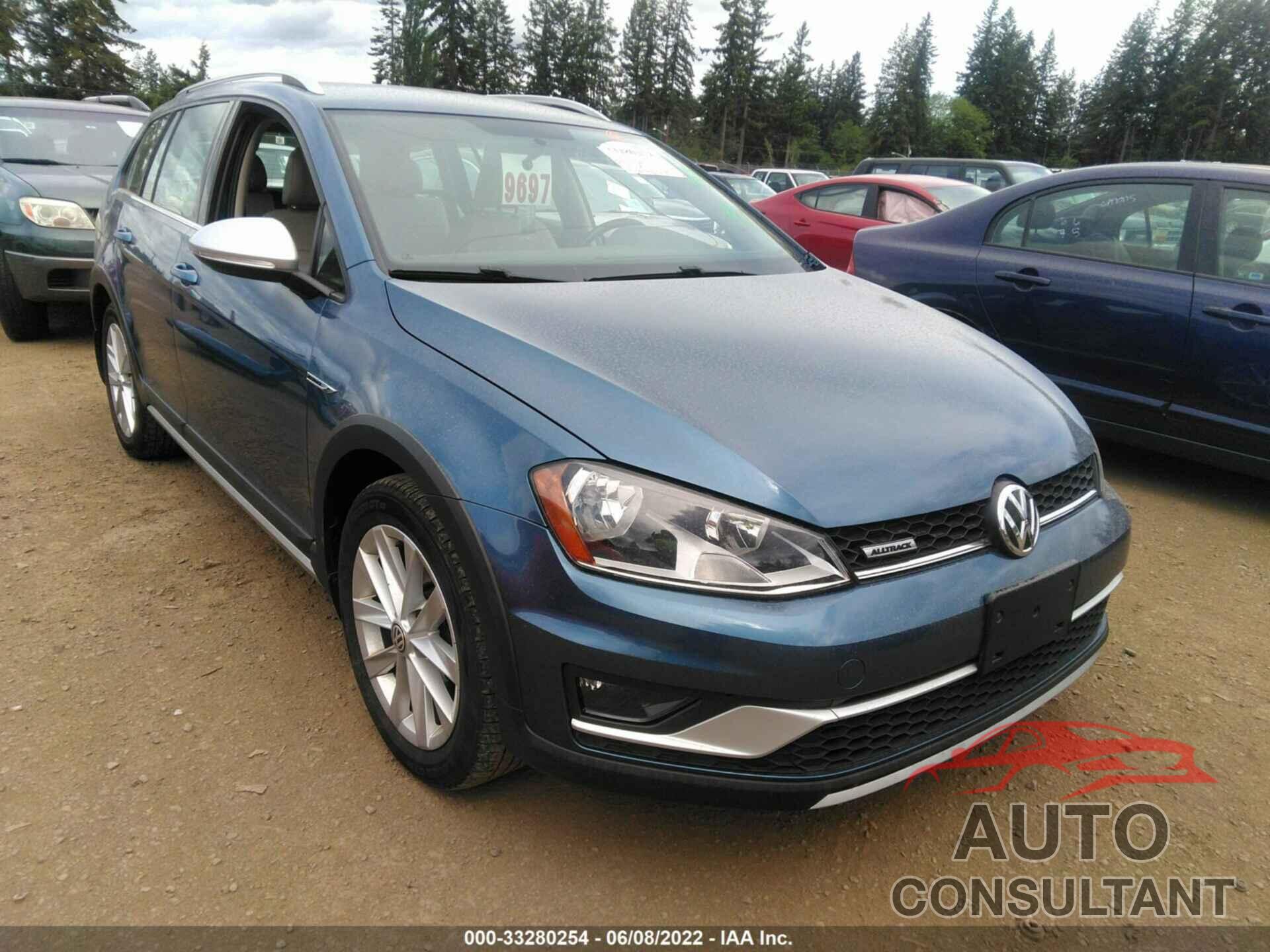 VOLKSWAGEN GOLF ALLTRACK 2017 - 3VWH17AU6HM509932
