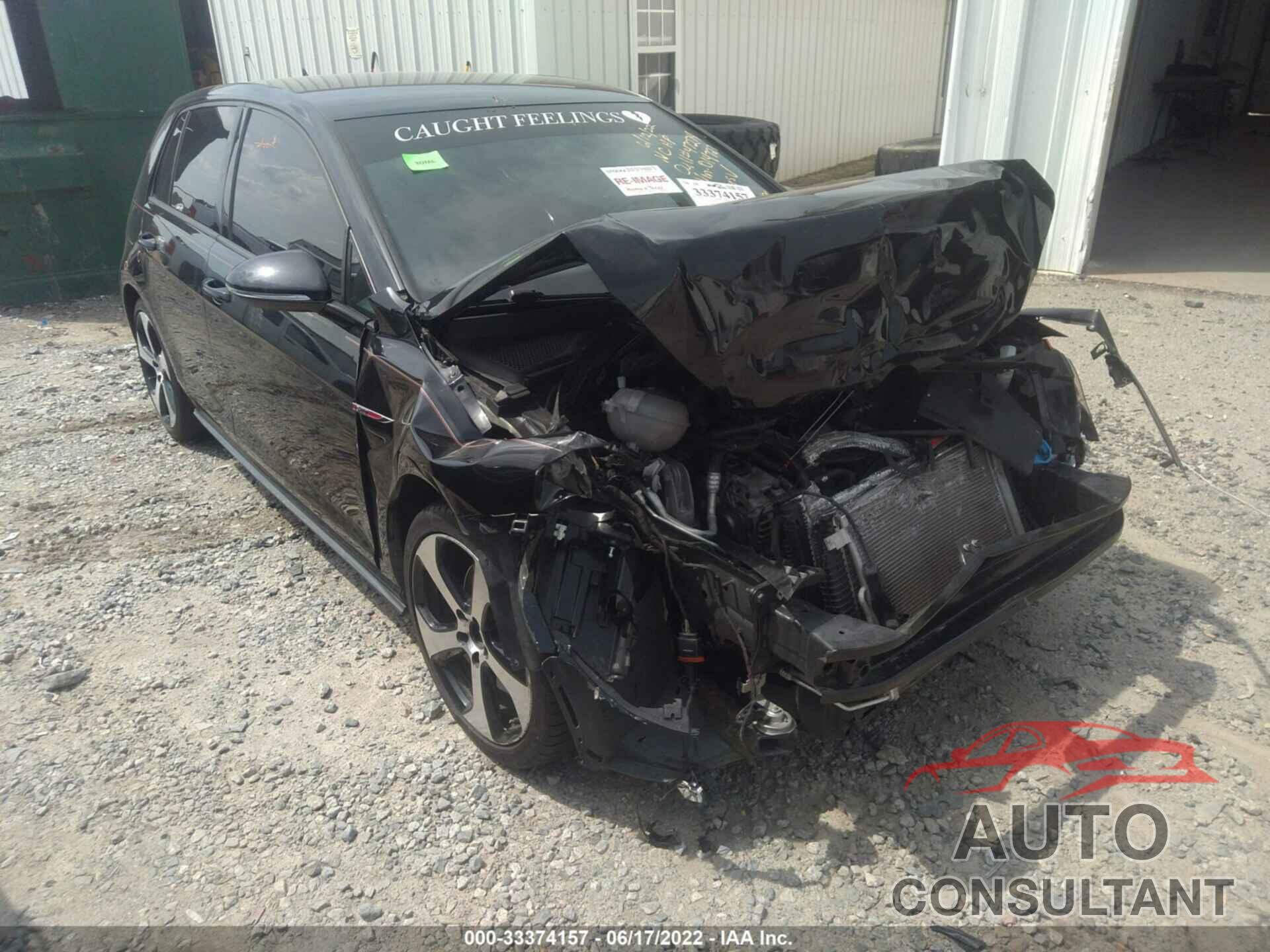VOLKSWAGEN GOLF GTI 2017 - 3VW4T7AU5HM014727
