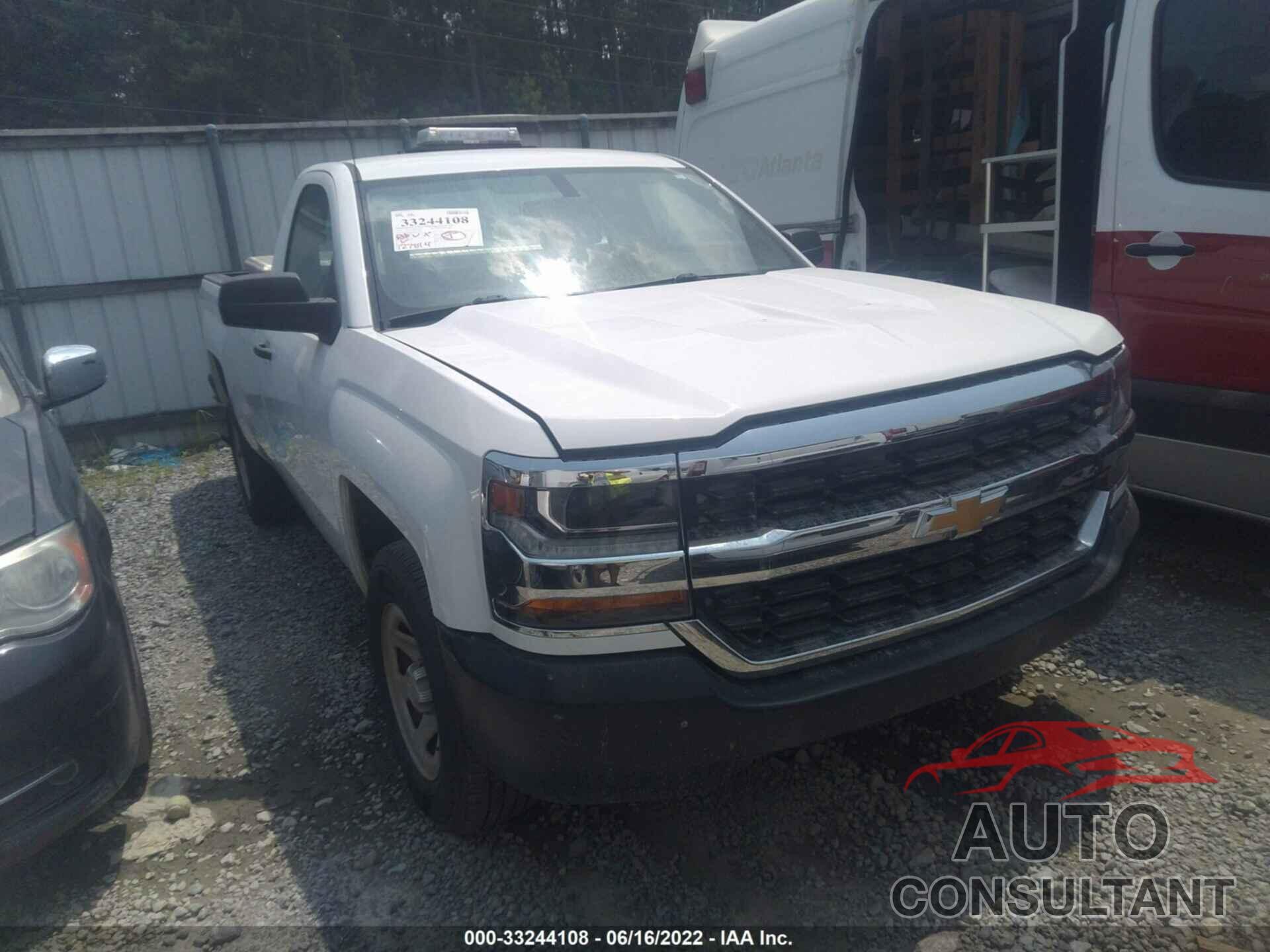 CHEVROLET SILVERADO 1500 2016 - 1GCNCNEH7GZ293538