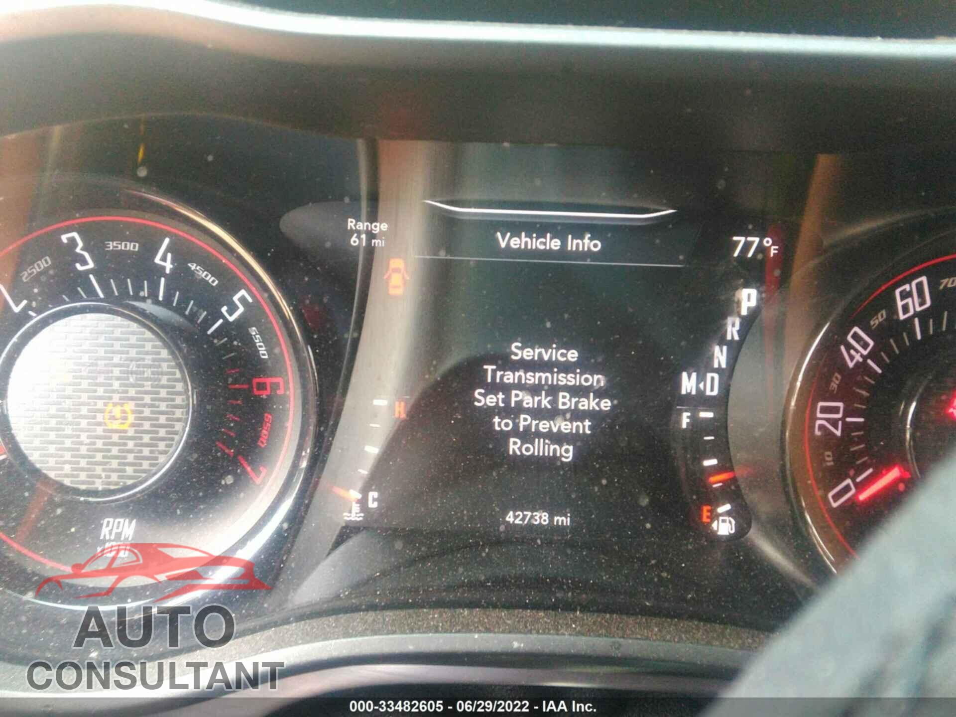 DODGE CHALLENGER 2017 - 2C3CDZBT6HH604922