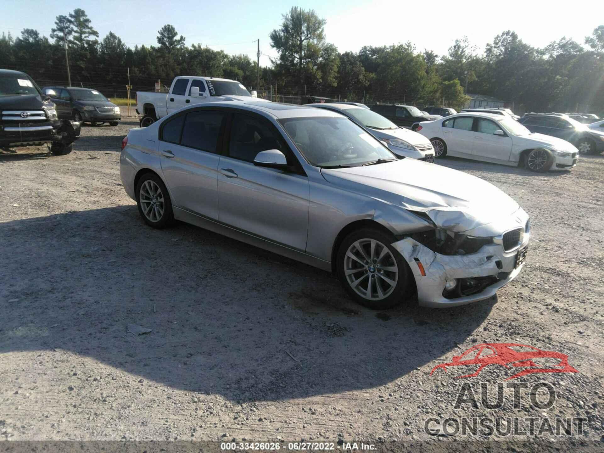 BMW 3 SERIES 2016 - WBA8A9C55GK616087
