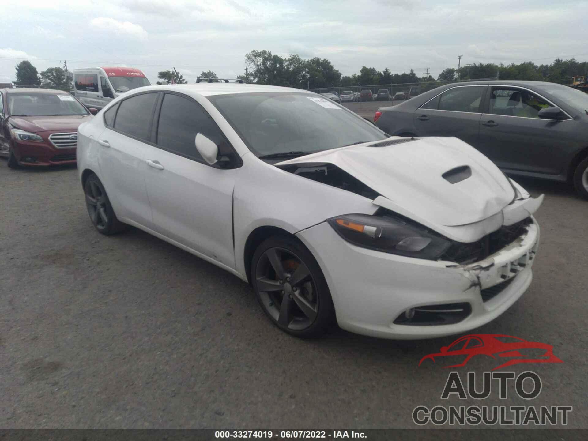 DODGE DART 2016 - 1C3CDFEB5GD752427