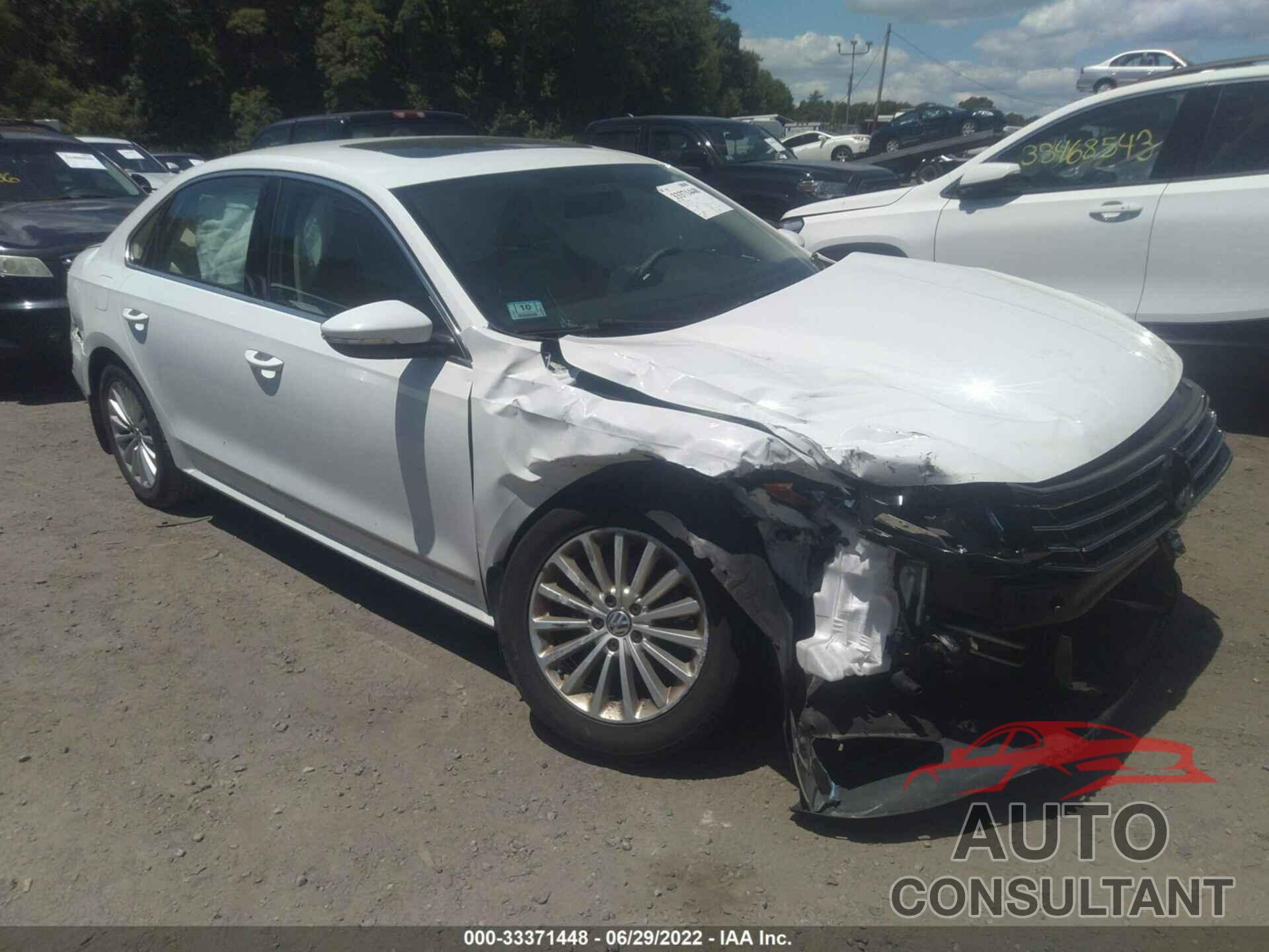 VOLKSWAGEN PASSAT 2016 - 1VWBT7A3XGC020621