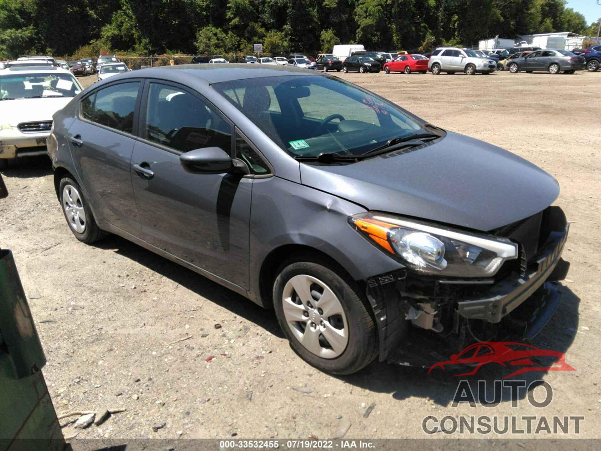 KIA FORTE 2016 - KNAFK4A62G5509094