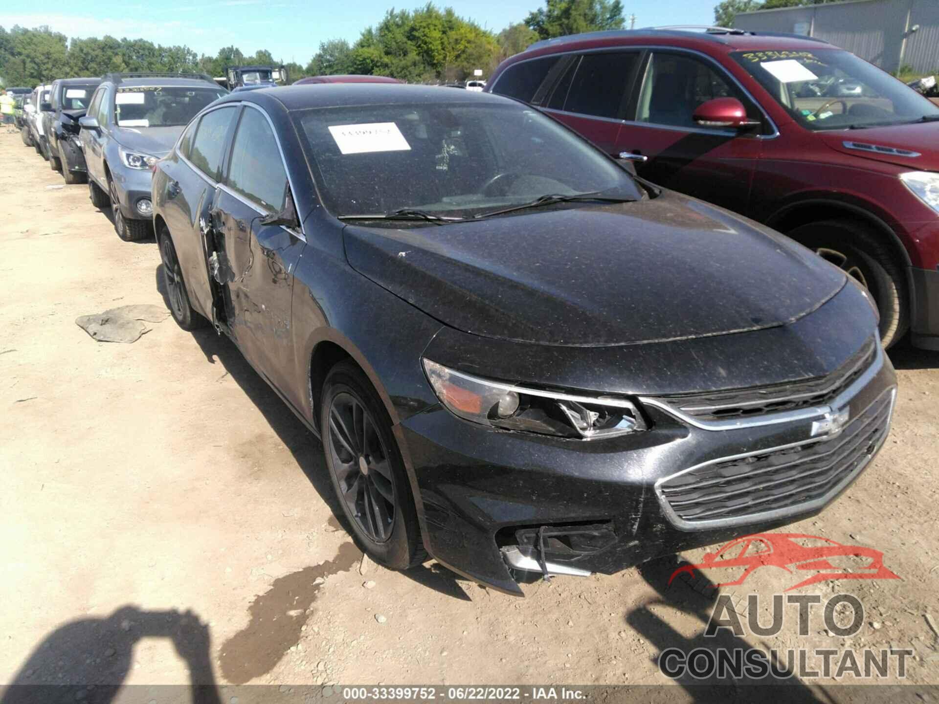 CHEVROLET MALIBU 2017 - 1G1ZE5ST6HF262474