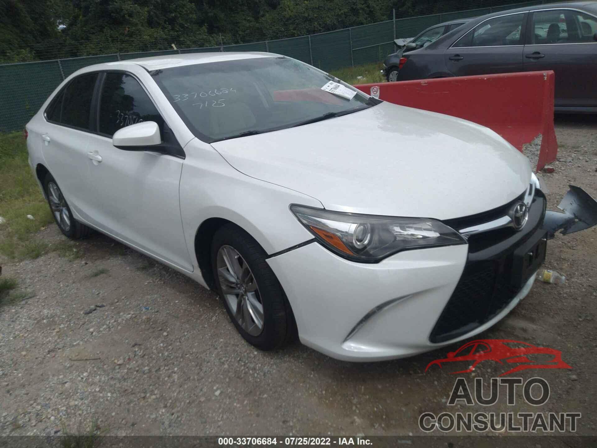 TOYOTA CAMRY 2016 - 4T1BF1FK2GU126588
