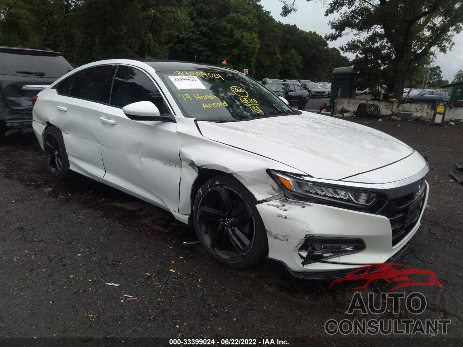 HONDA ACCORD SEDAN 2019 - 1HGCV1F19KA136209