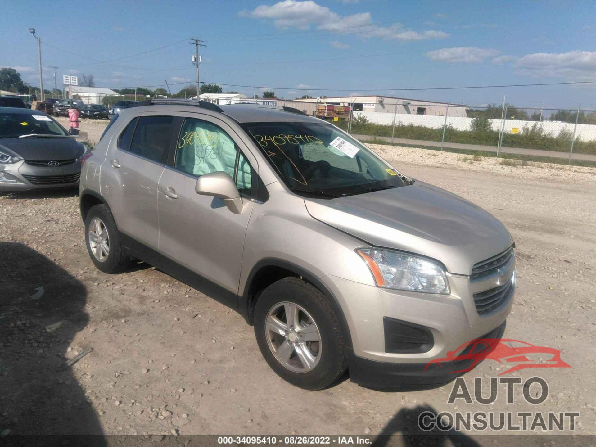 CHEVROLET TRAX 2016 - 3GNCJPSB5GL259962