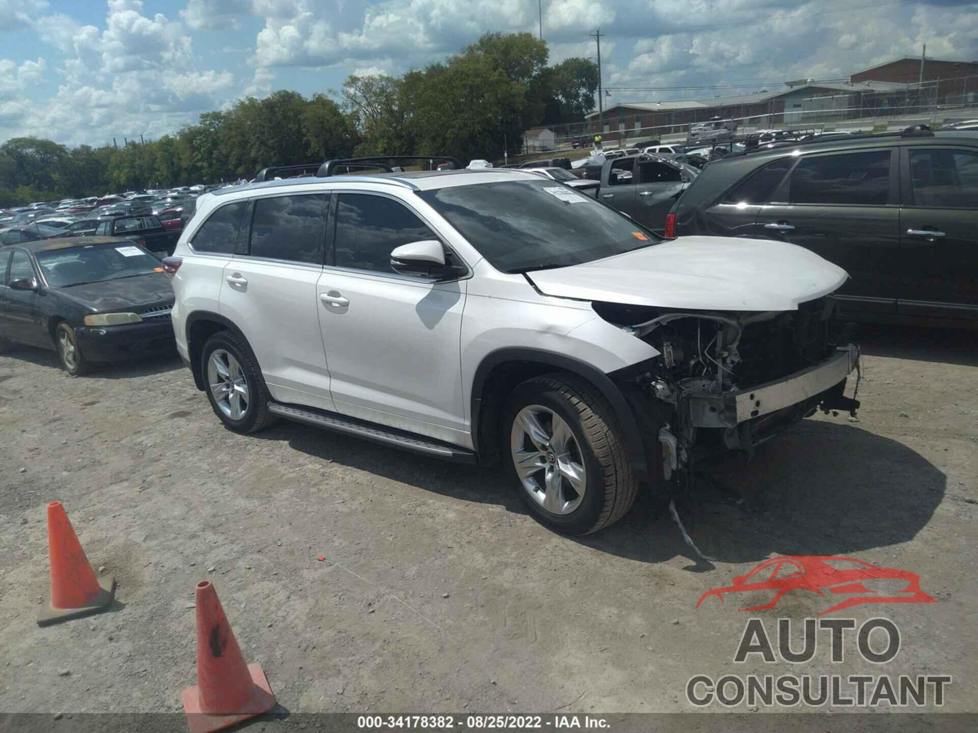 TOYOTA HIGHLANDER 2016 - 5TDYKRFH9GS147343