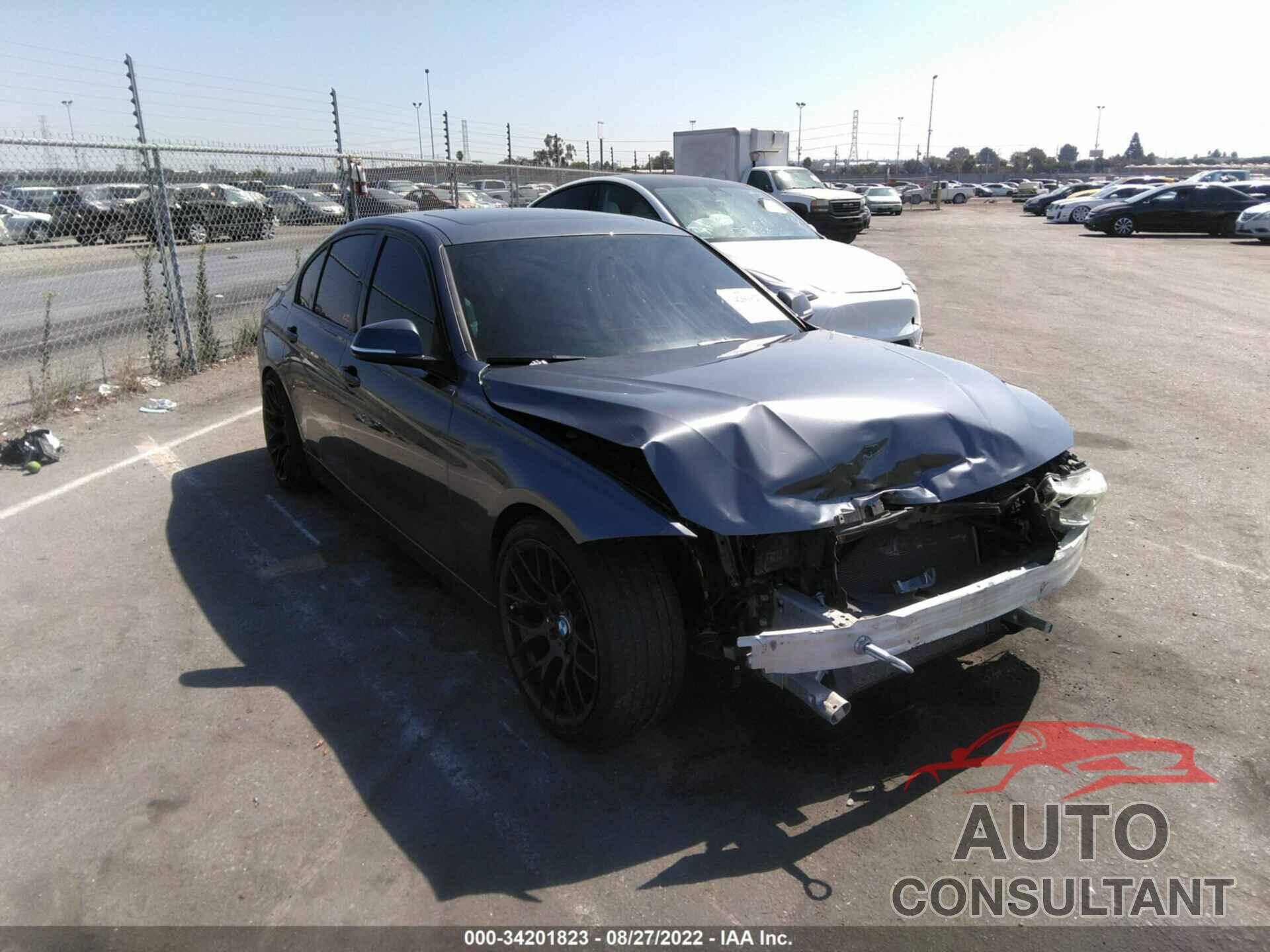 BMW 3 SERIES 2017 - WBA8B9G37HNU53190
