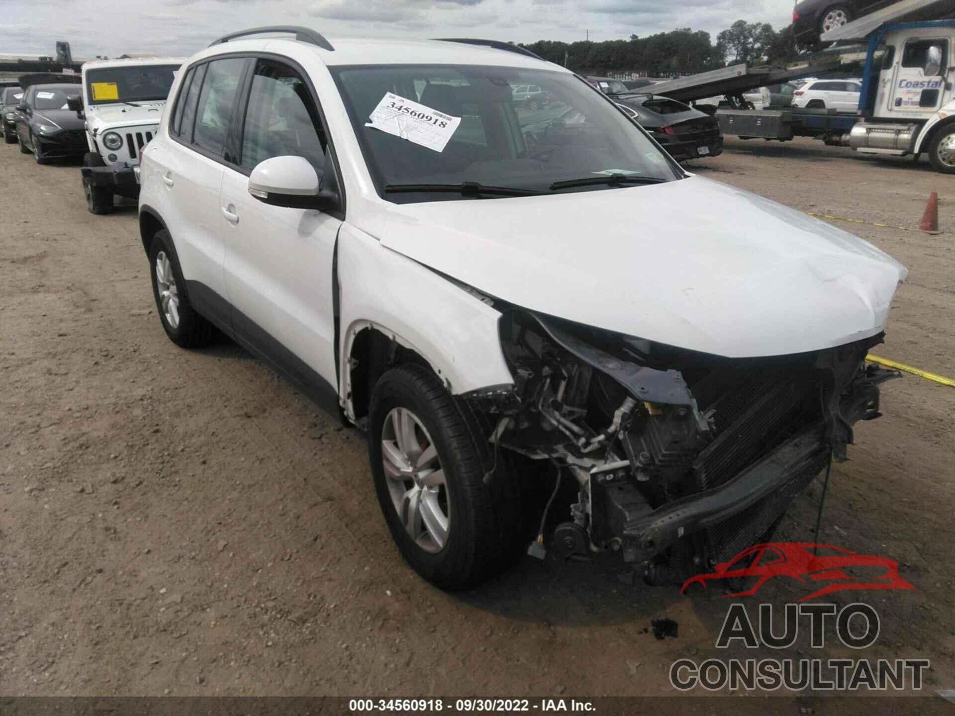 VOLKSWAGEN TIGUAN 2017 - WVGBV7AX4HW512511