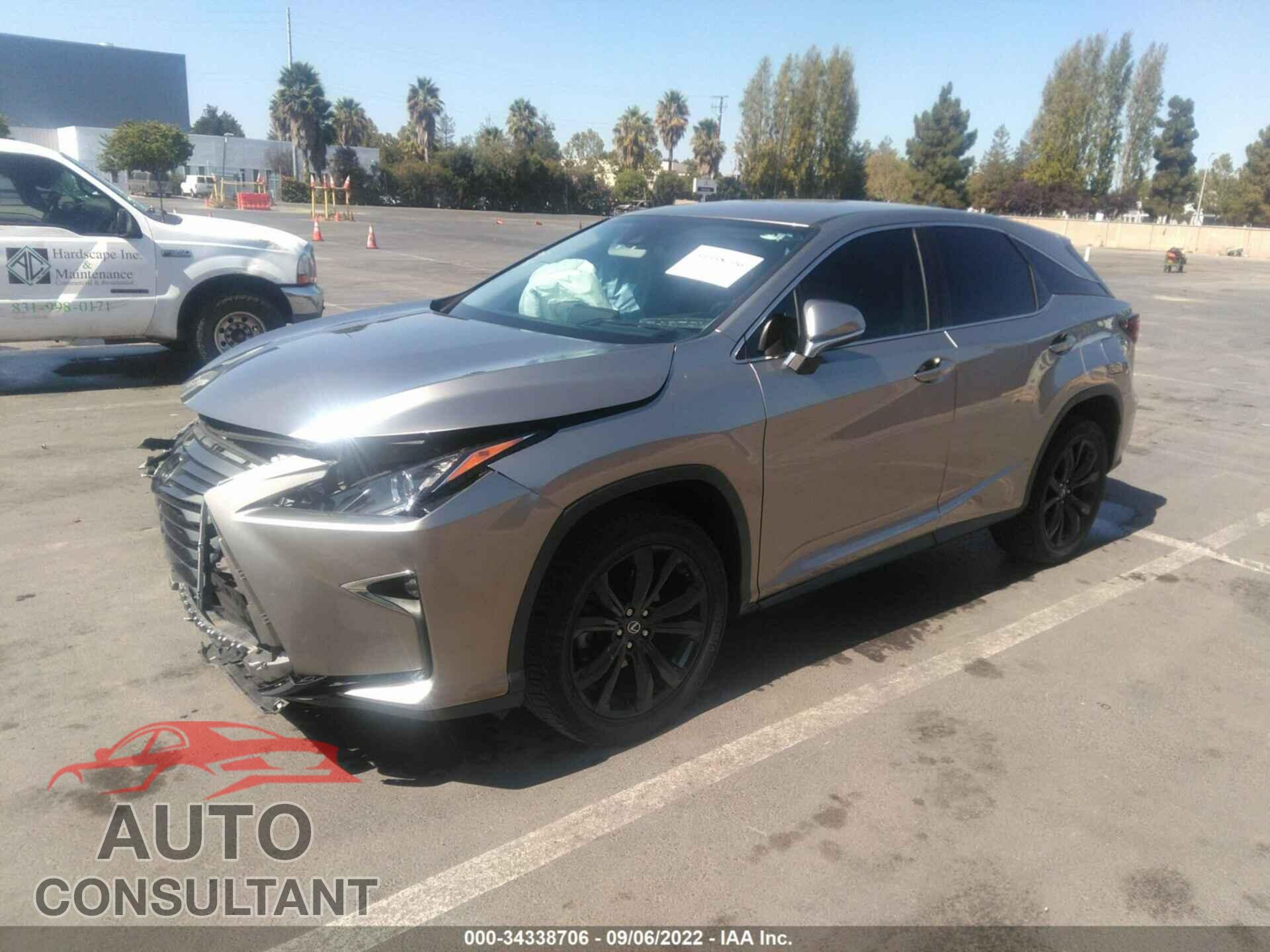 LEXUS RX 2019 - 2T2ZZMCA4KC130036