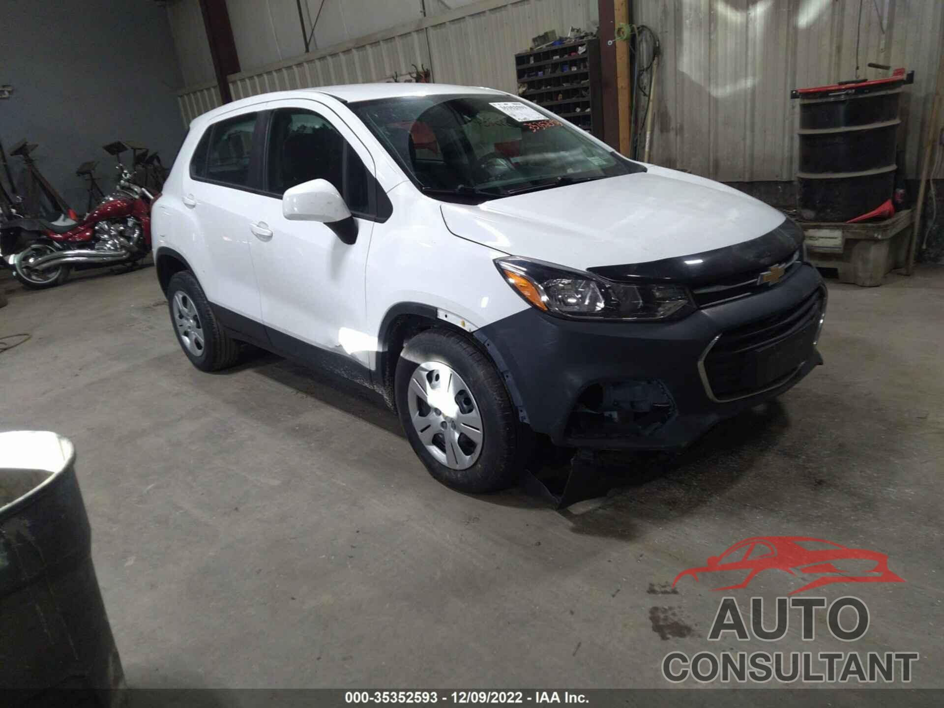 CHEVROLET TRAX 2017 - KL7CJKSB4HB246888