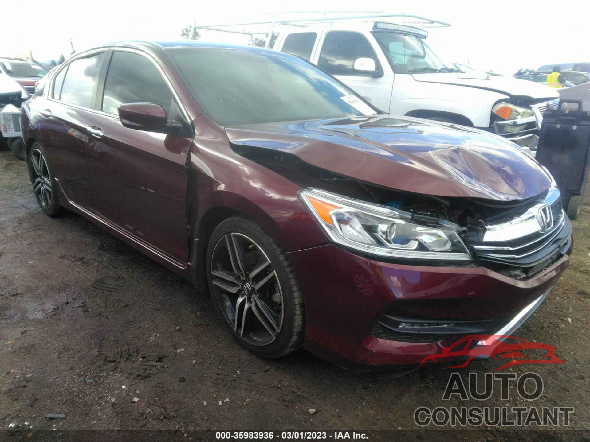 HONDA ACCORD SEDAN 2017 - 1HGCR2F57HA143469