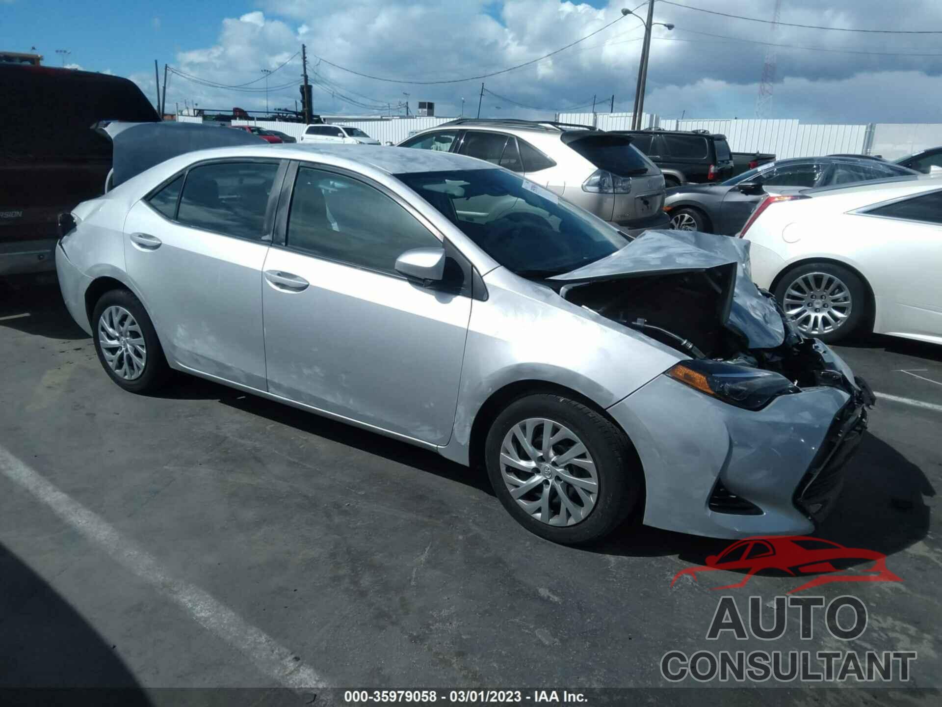 TOYOTA COROLLA 2019 - 2T1BURHE3KC203720